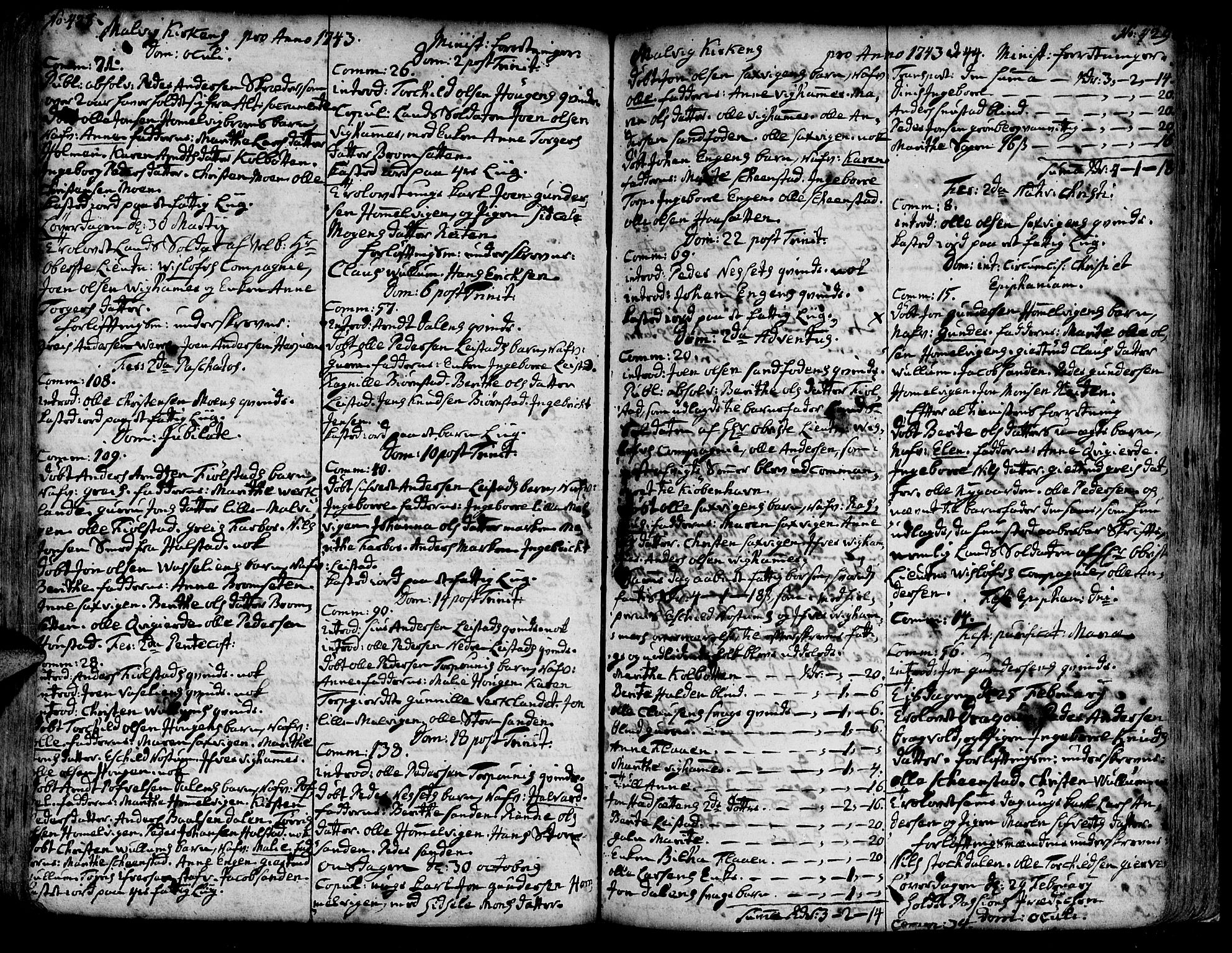 Ministerialprotokoller, klokkerbøker og fødselsregistre - Sør-Trøndelag, SAT/A-1456/606/L0277: Parish register (official) no. 606A01 /3, 1727-1780, p. 428-429