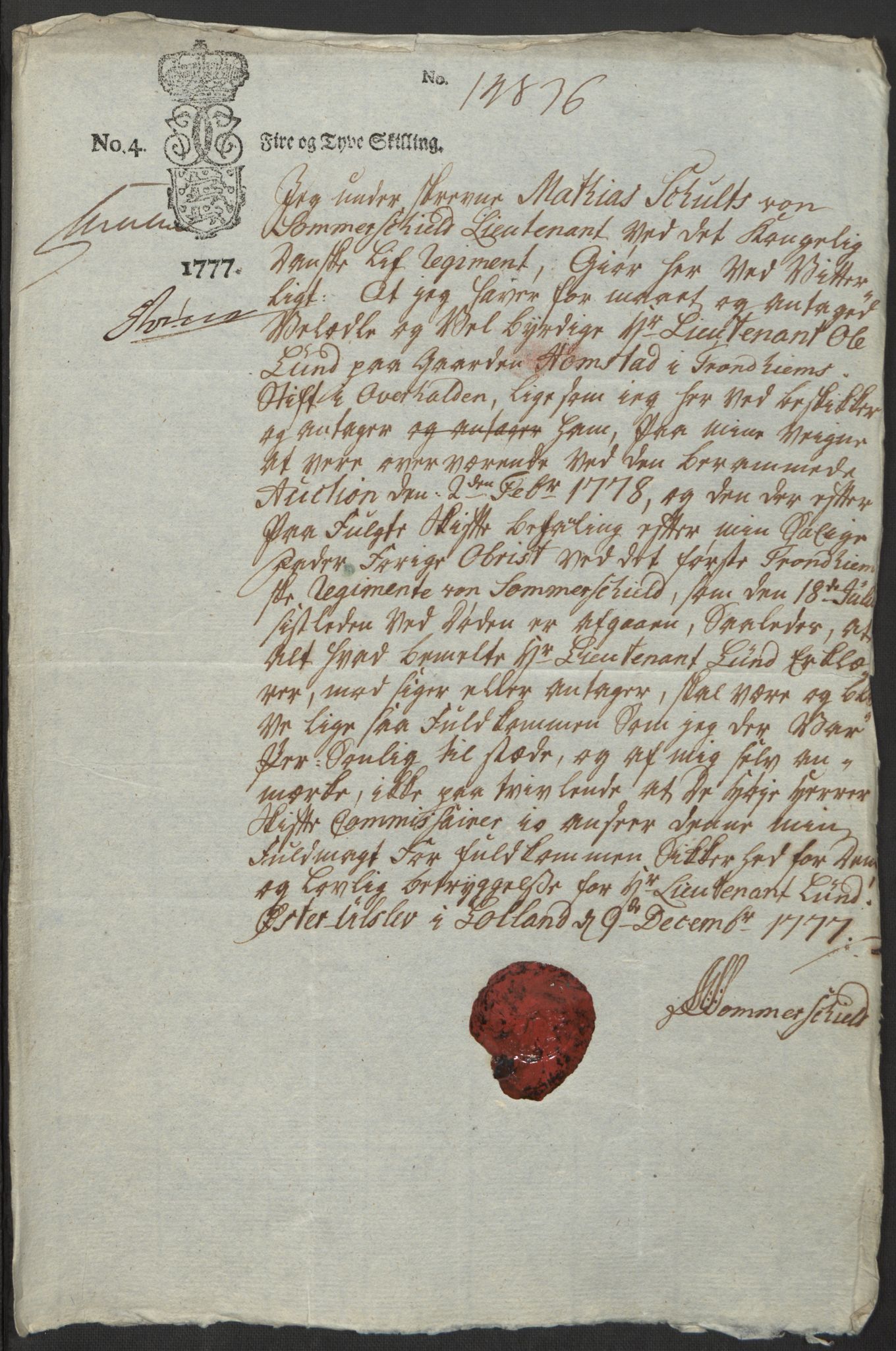 Forsvaret, Generalauditøren, RA/RAFA-1772/F/Fj/Fja/L0033: --, 1744-1823, p. 204