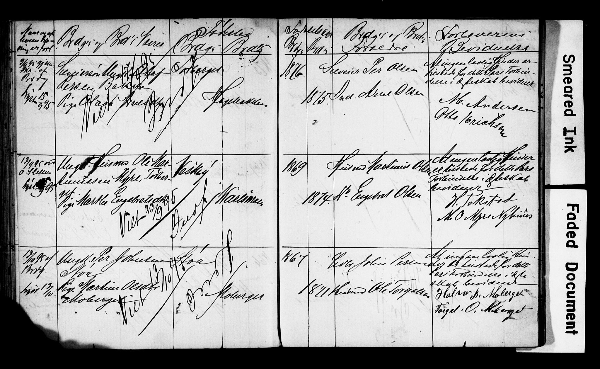 Trysil prestekontor, AV/SAH-PREST-046/I/Ie: Banns register no. 1, 1882-1899