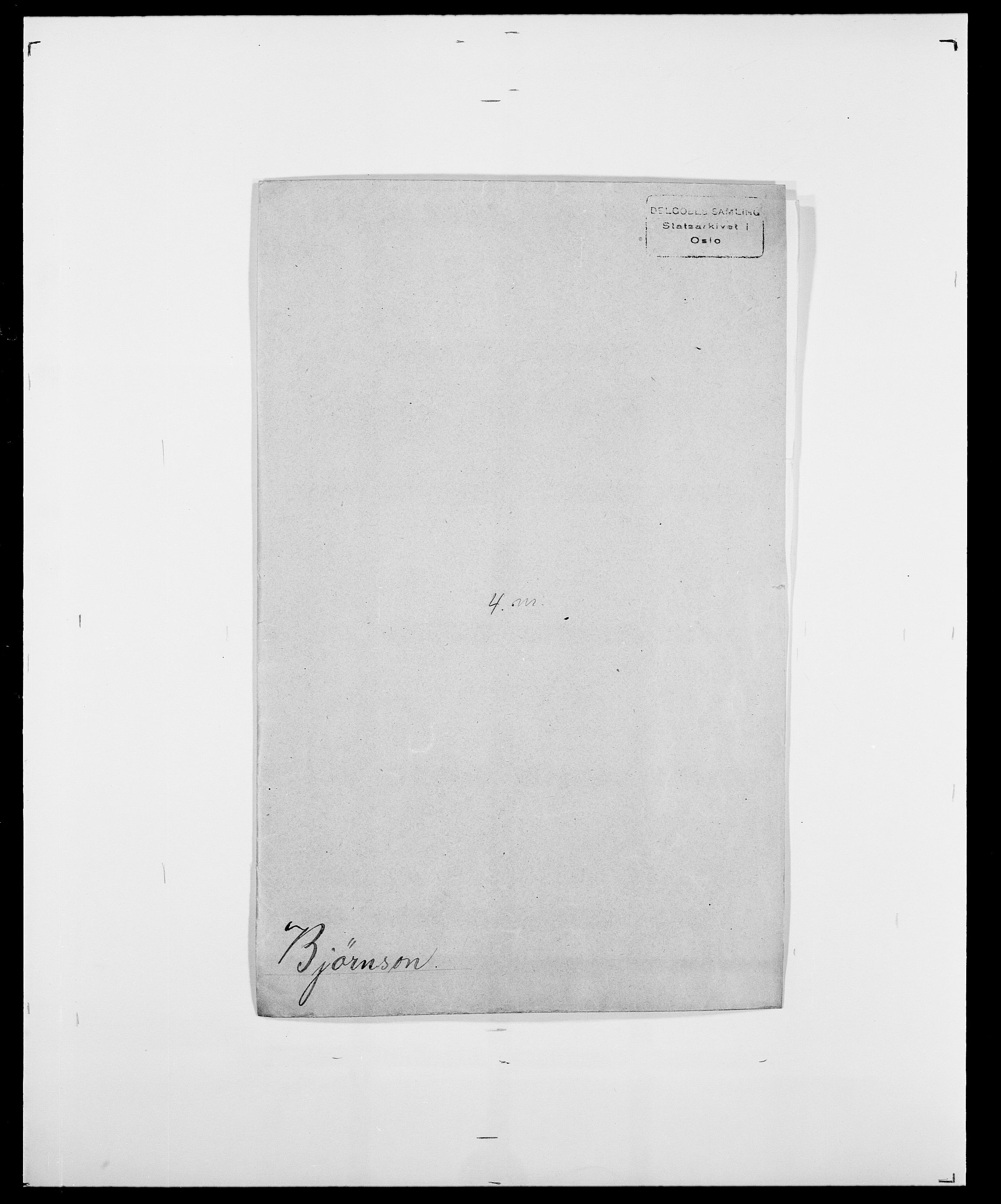 Delgobe, Charles Antoine - samling, AV/SAO-PAO-0038/D/Da/L0004: Bergendahl - Blære, p. 478