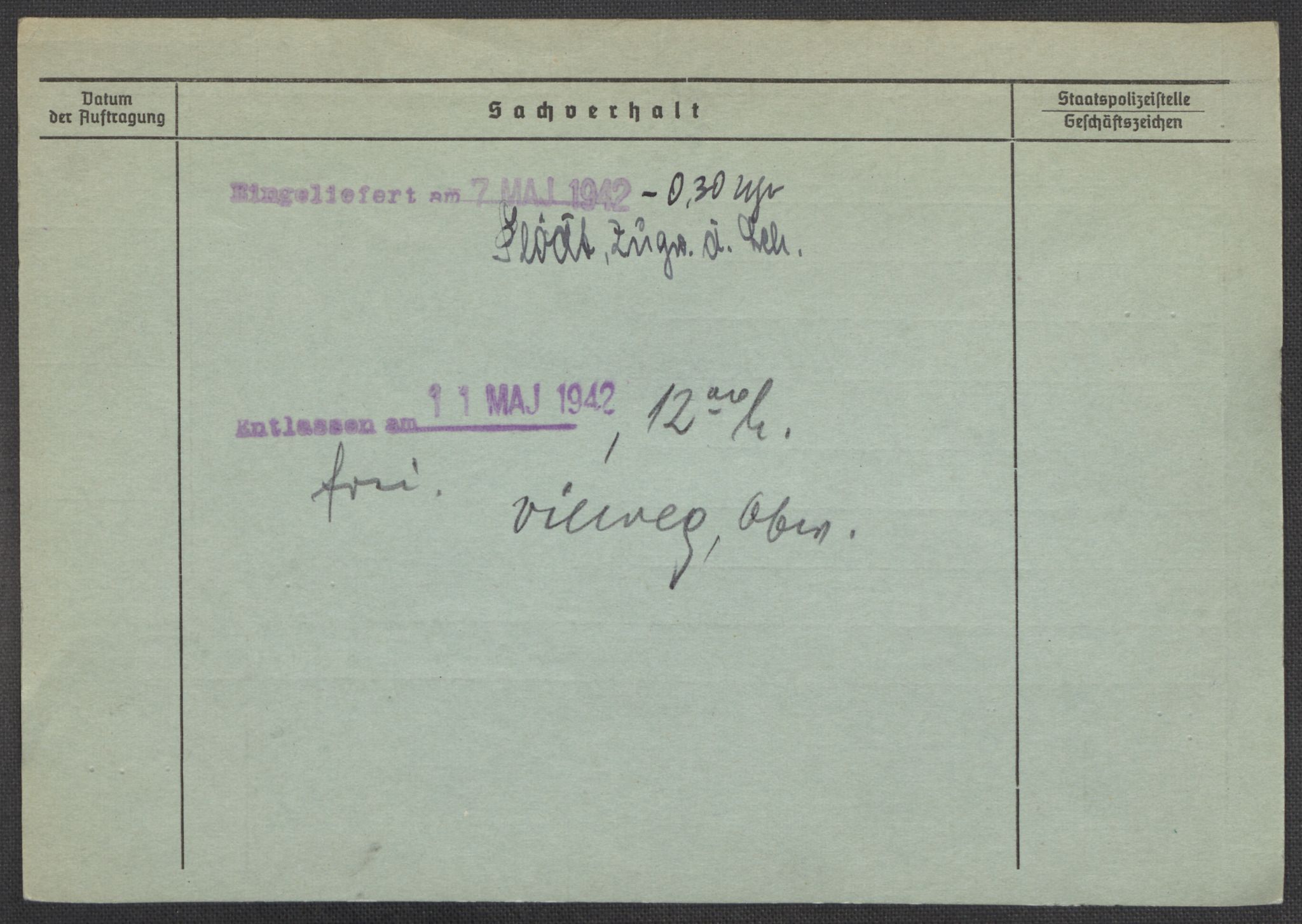 Befehlshaber der Sicherheitspolizei und des SD, AV/RA-RAFA-5969/E/Ea/Eaa/L0008: Register over norske fanger i Møllergata 19: Oelze-Ru, 1940-1945, p. 539