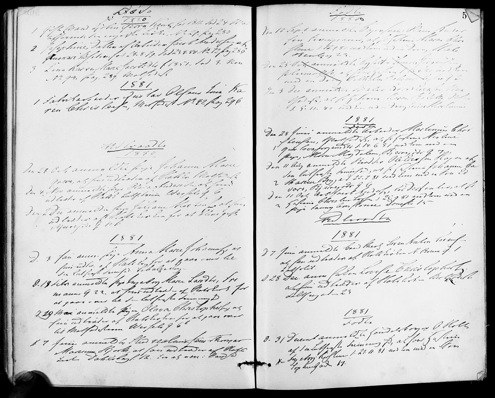 Gamle Aker prestekontor Kirkebøker, SAO/A-10617a/F/L0005: Parish register (official) no. 5, 1873-1881, p. 570