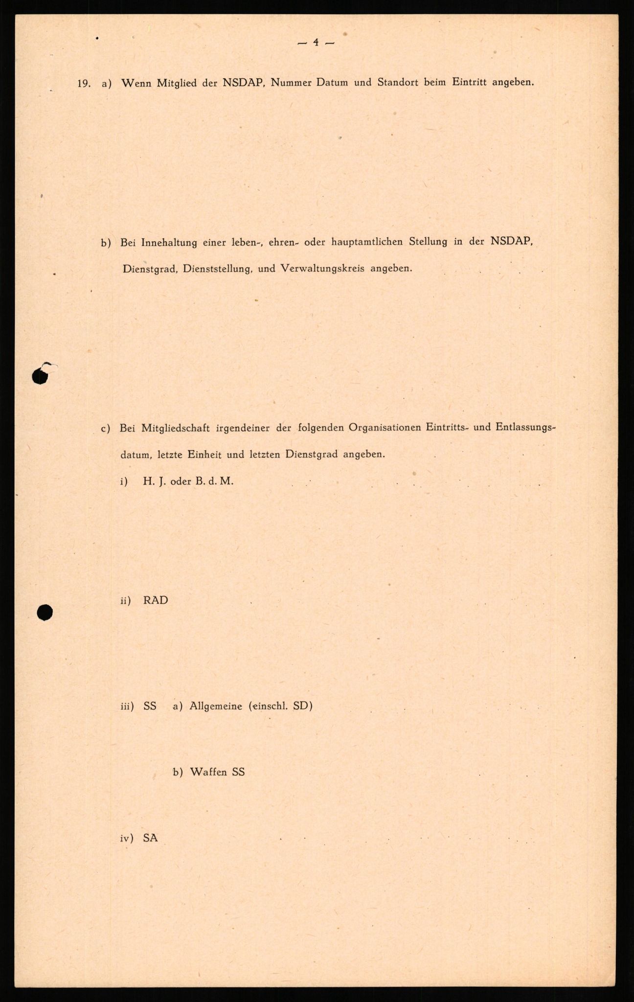 Forsvaret, Forsvarets overkommando II, AV/RA-RAFA-3915/D/Db/L0018: CI Questionaires. Tyske okkupasjonsstyrker i Norge. Tyskere., 1945-1946, p. 122