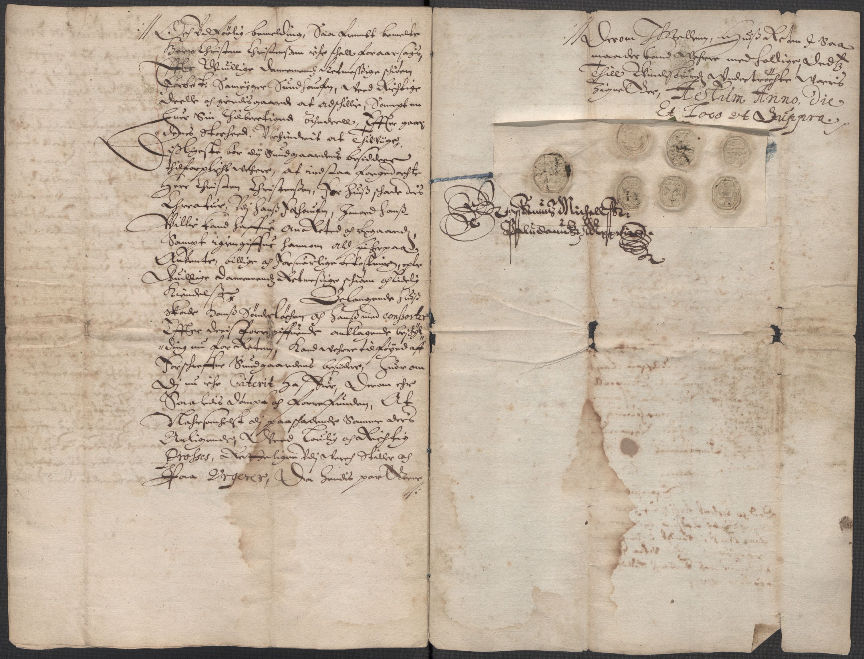 Riksarkivets diplomsamling, AV/RA-EA-5965/F15/L0009: Prestearkiv - Akershus, 1620-1738, p. 105