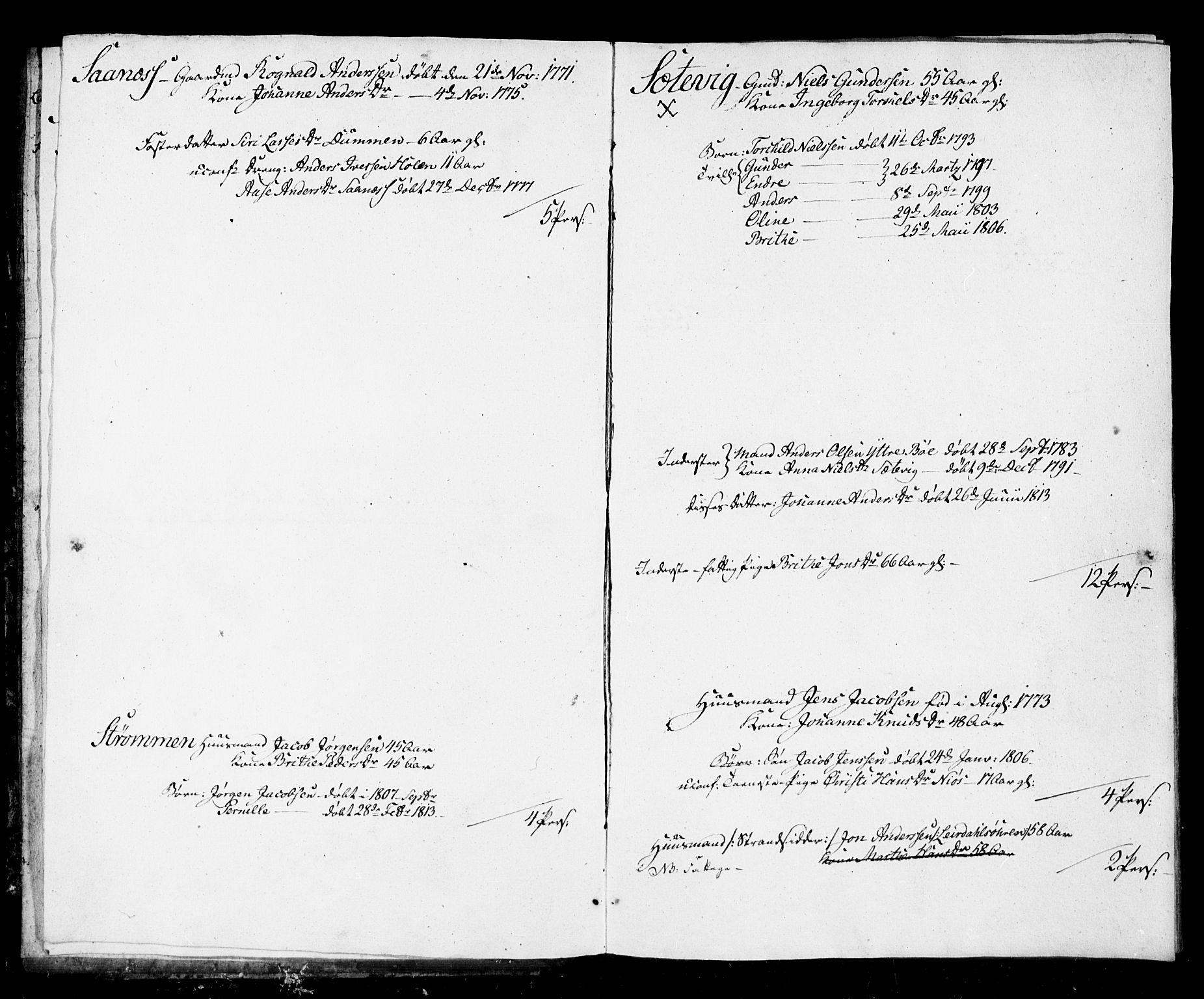 SAB, 1815 Census for 1415P Lavik, 1815, p. 3