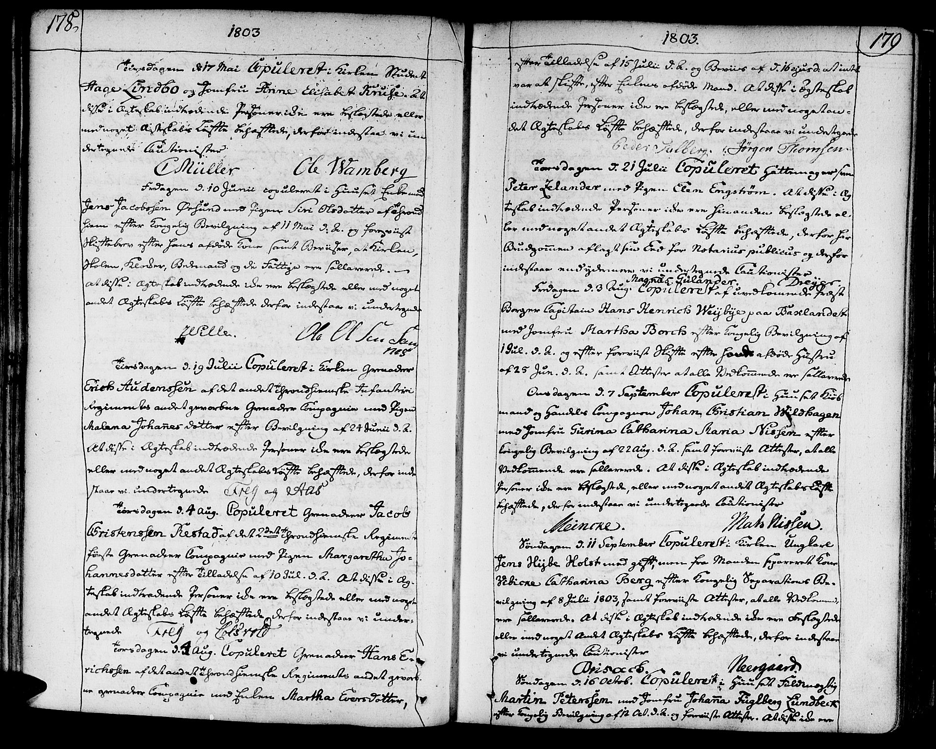Ministerialprotokoller, klokkerbøker og fødselsregistre - Sør-Trøndelag, SAT/A-1456/602/L0105: Parish register (official) no. 602A03, 1774-1814, p. 178-179