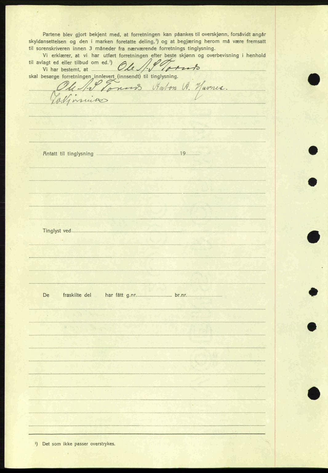 Romsdal sorenskriveri, AV/SAT-A-4149/1/2/2C: Mortgage book no. A1, 1936-1936, Diary no: : 779/1936