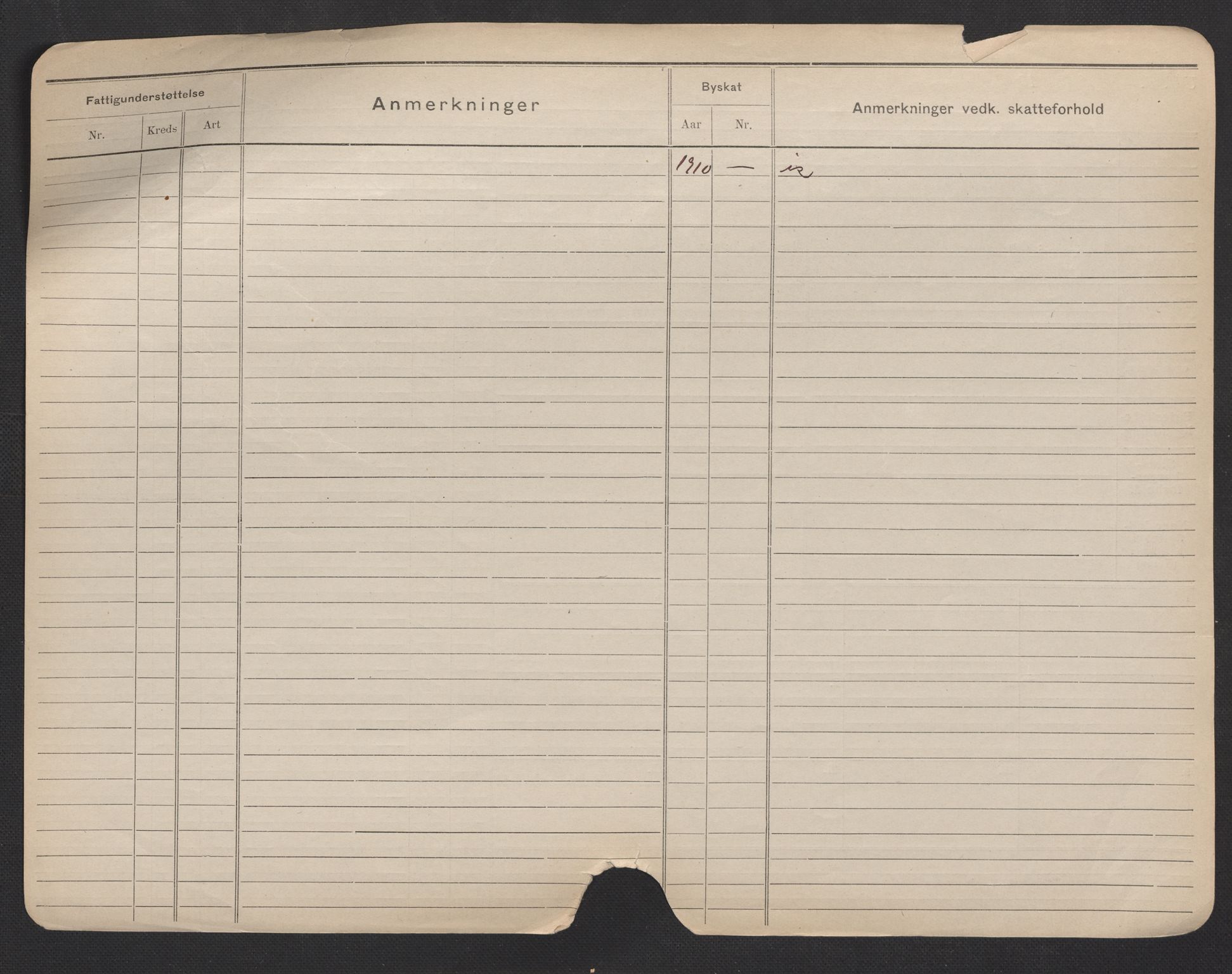 Oslo folkeregister, Registerkort, AV/SAO-A-11715/F/Fa/Fac/L0007: Menn, 1906-1914, p. 19b