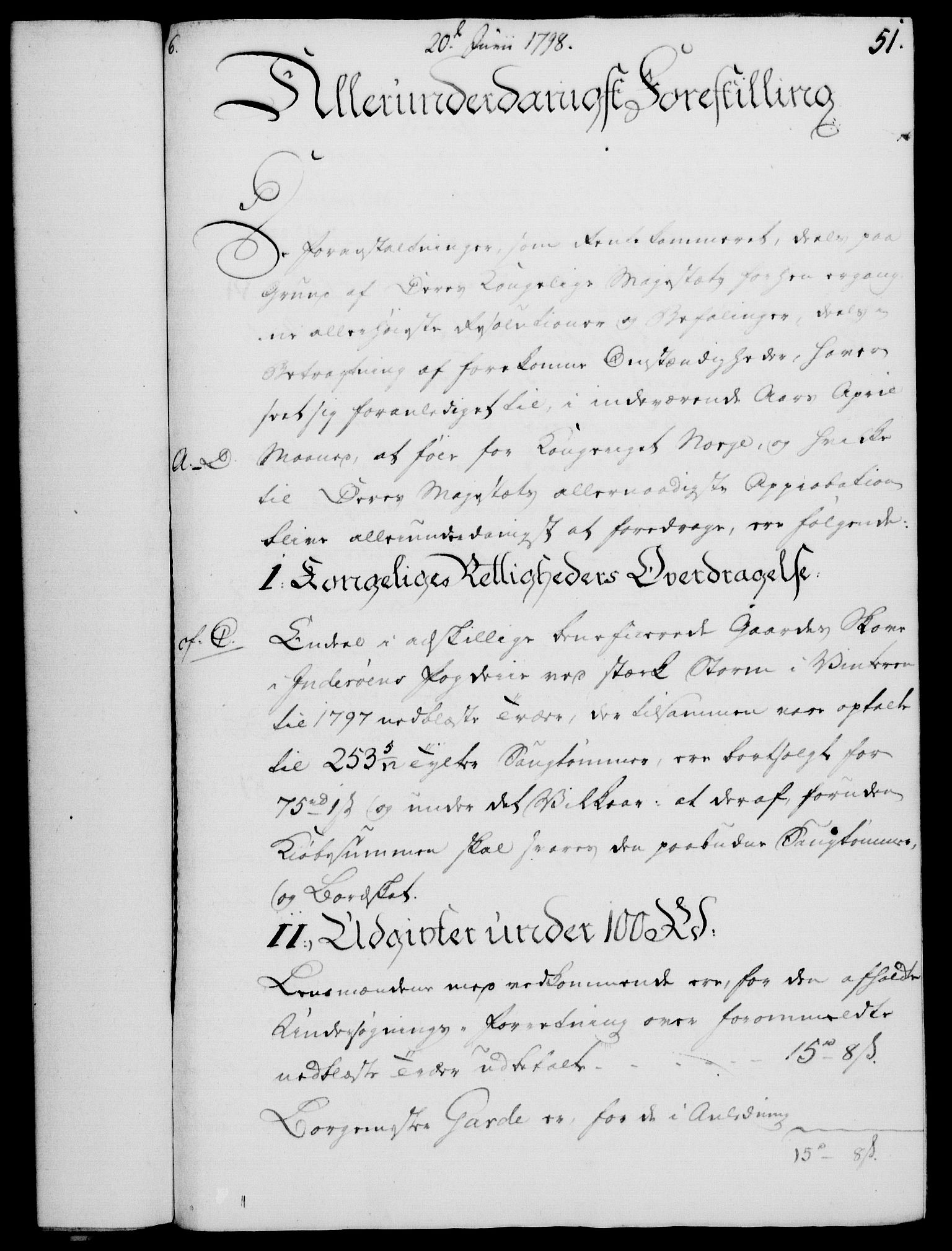 Rentekammeret, Kammerkanselliet, RA/EA-3111/G/Gf/Gfa/L0080: Norsk relasjons- og resolusjonsprotokoll (merket RK 52.80), 1798, p. 378