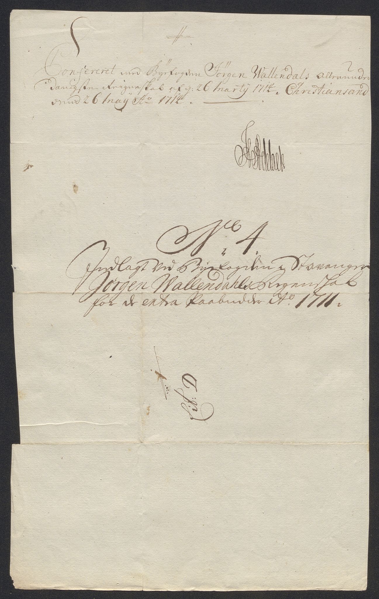 Rentekammeret inntil 1814, Reviderte regnskaper, Byregnskaper, AV/RA-EA-4066/R/Ro/L0302: [O4] Kontribusjonsregnskap, 1687-1711, p. 372