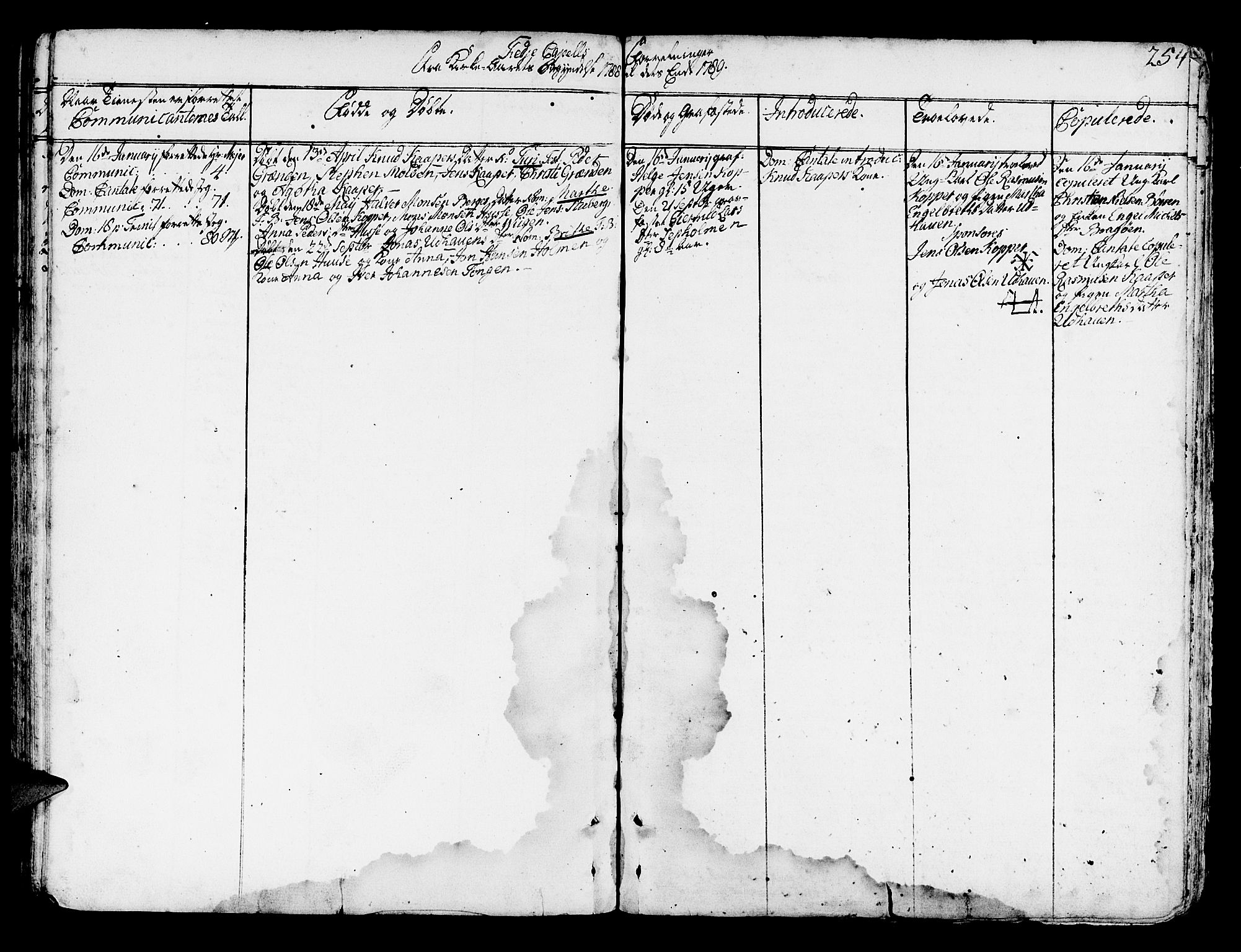 Lindås Sokneprestembete, AV/SAB-A-76701/H/Haa/Haaa/L0004: Parish register (official) no. A 4, 1764-1791, p. 254