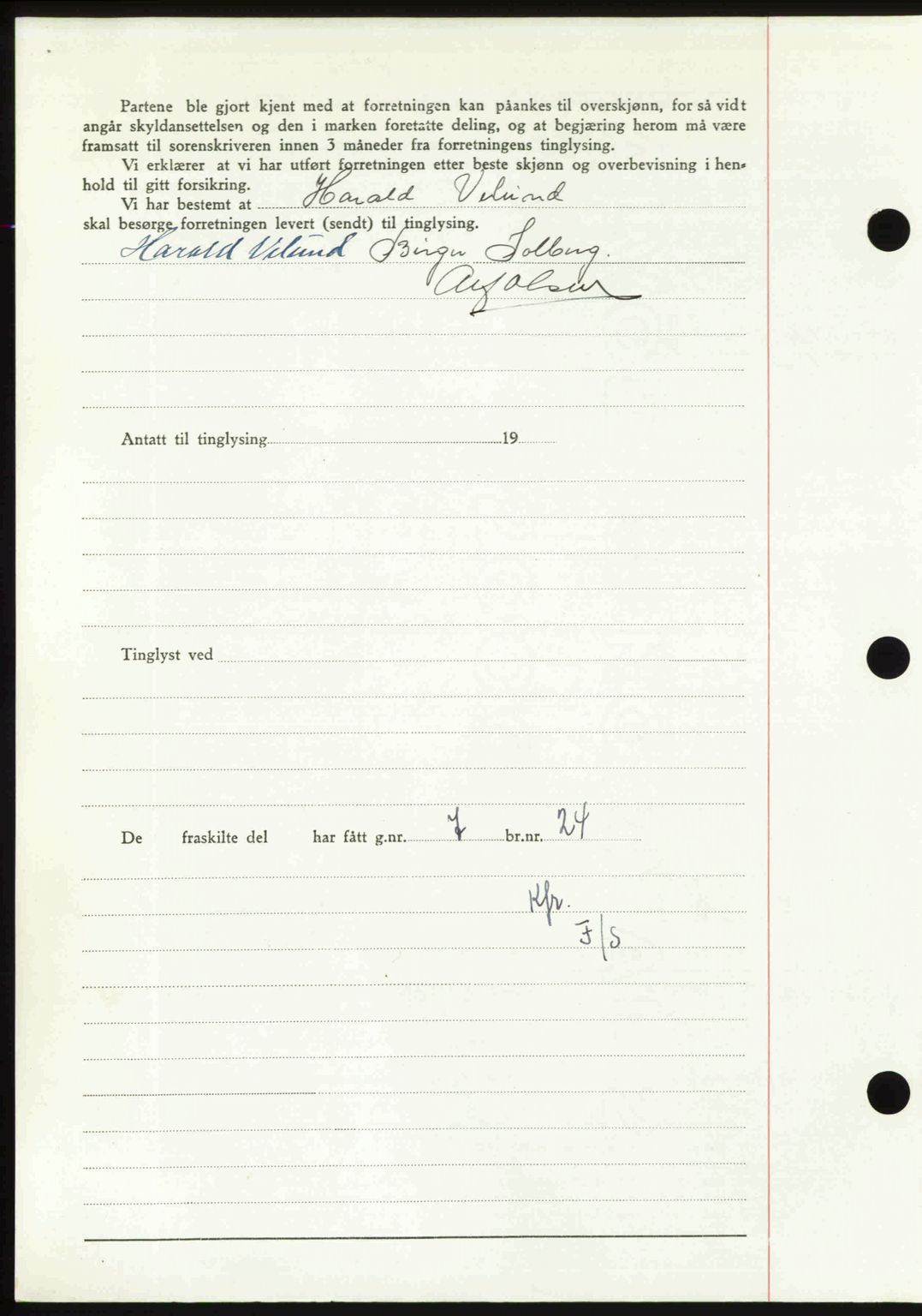 Idd og Marker sorenskriveri, AV/SAO-A-10283/G/Gb/Gbb/L0013: Mortgage book no. A13, 1949-1950, Diary no: : 1985/1949