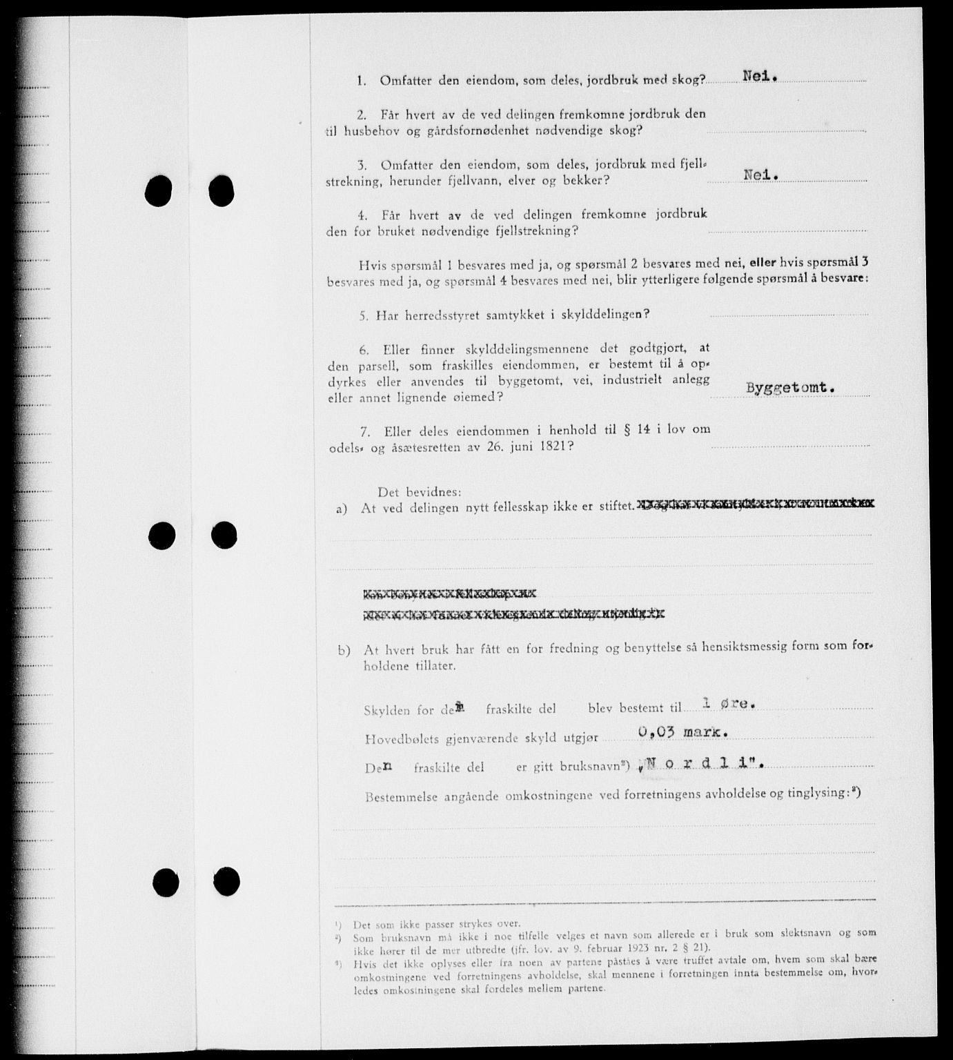 Onsøy sorenskriveri, SAO/A-10474/G/Ga/Gab/L0015: Mortgage book no. II A-15, 1945-1946, Diary no: : 1271/1945