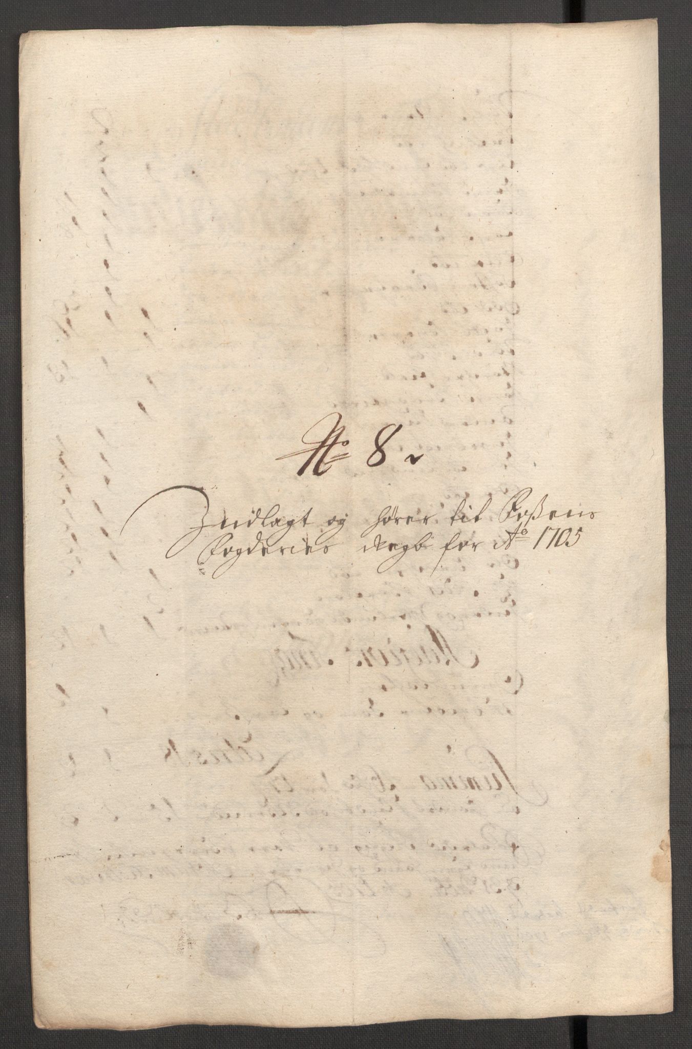 Rentekammeret inntil 1814, Reviderte regnskaper, Fogderegnskap, AV/RA-EA-4092/R57/L3856: Fogderegnskap Fosen, 1704-1705, p. 264