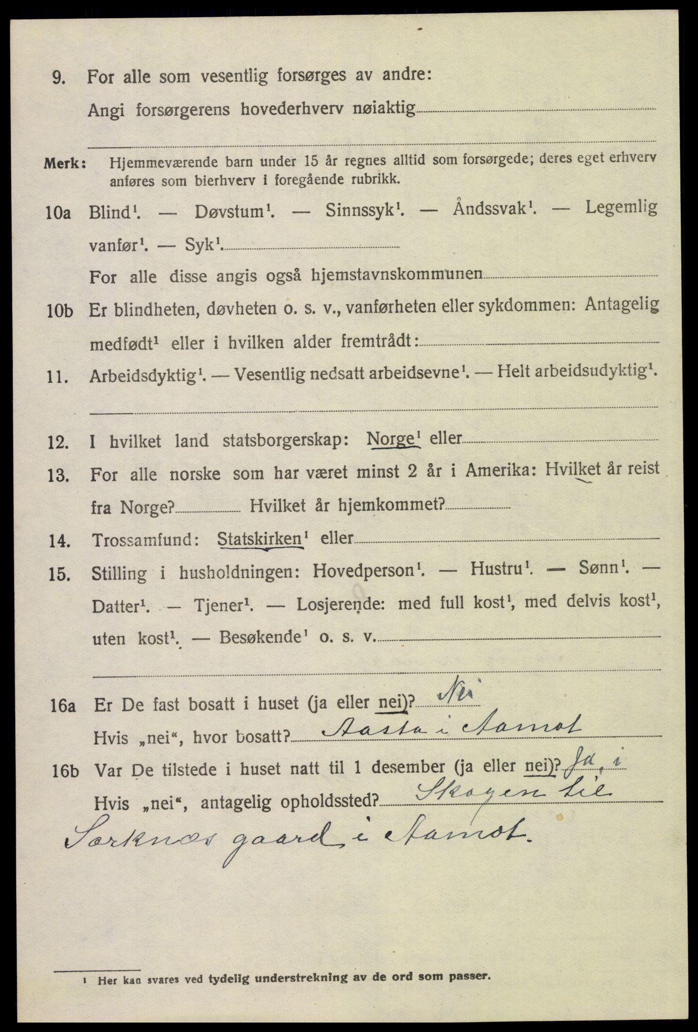 SAH, 1920 census for Åmot, 1920, p. 5056