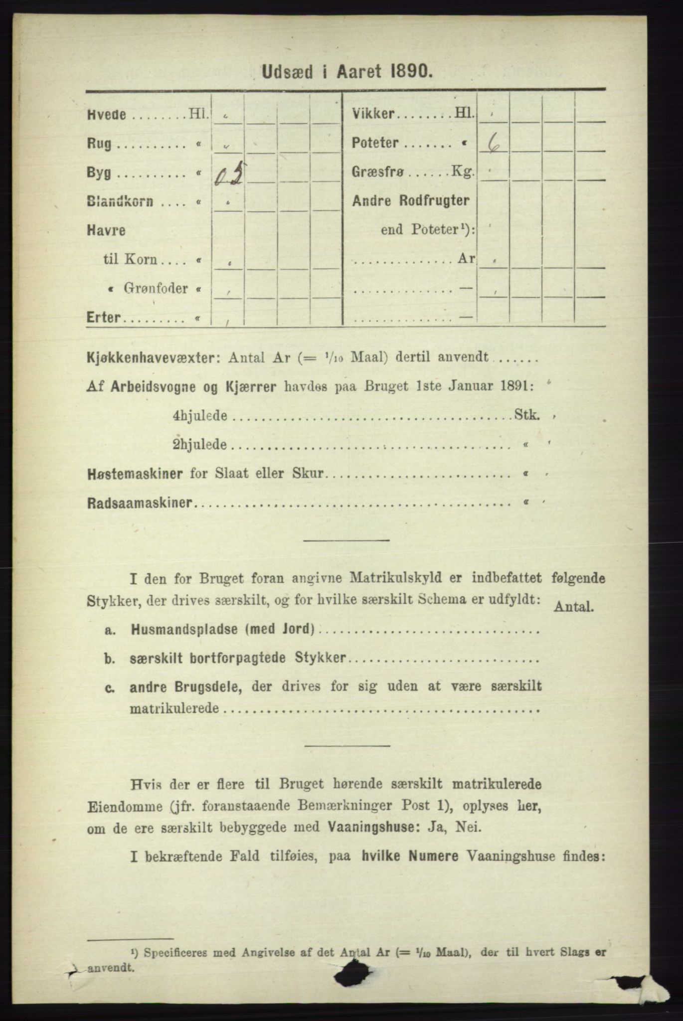 RA, 1891 census for 1230 Ullensvang, 1891, p. 8292