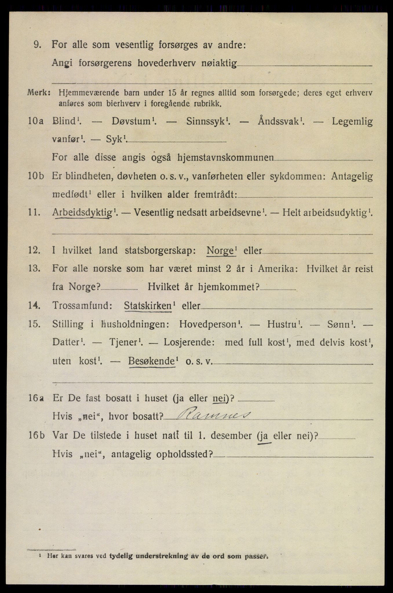 SAKO, 1920 census for Nøtterøy, 1920, p. 3848