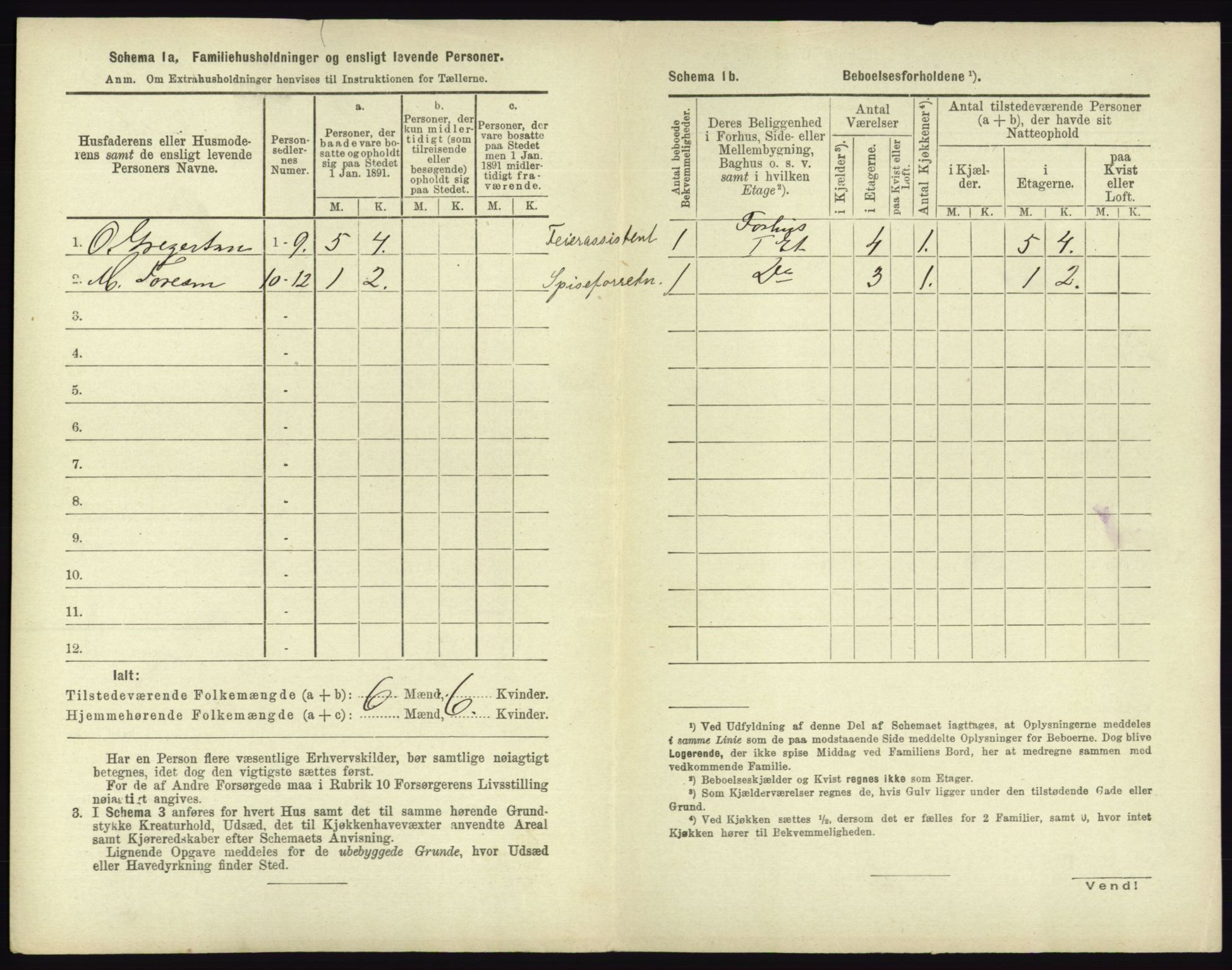 RA, 1891 census for 0703 Horten, 1891, p. 1508