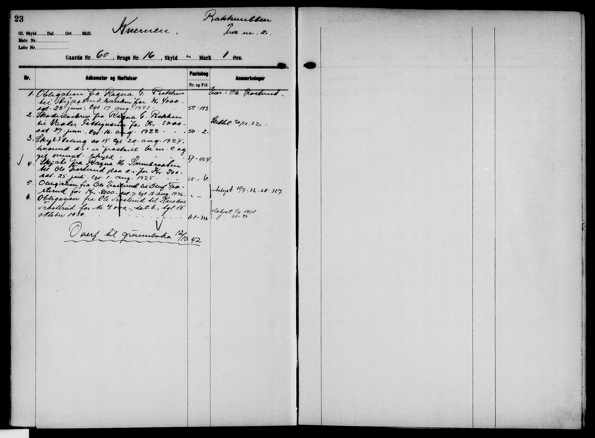 Solør tingrett, AV/SAH-TING-008/H/Ha/Hak/L0005: Mortgage register no. V, 1900-1935, p. 23