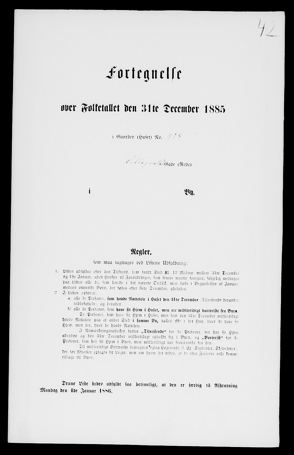 SAKO, 1885 census for 0806 Skien, 1885, p. 84