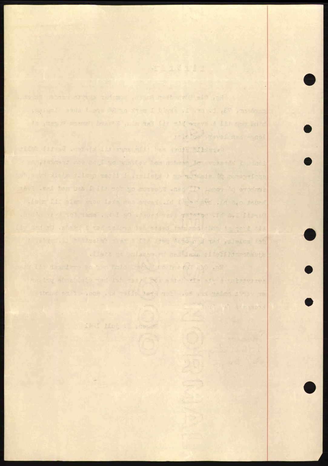 Nordmøre sorenskriveri, SAT/A-4132/1/2/2Ca: Mortgage book no. B88, 1941-1942, Diary no: : 1250/1941