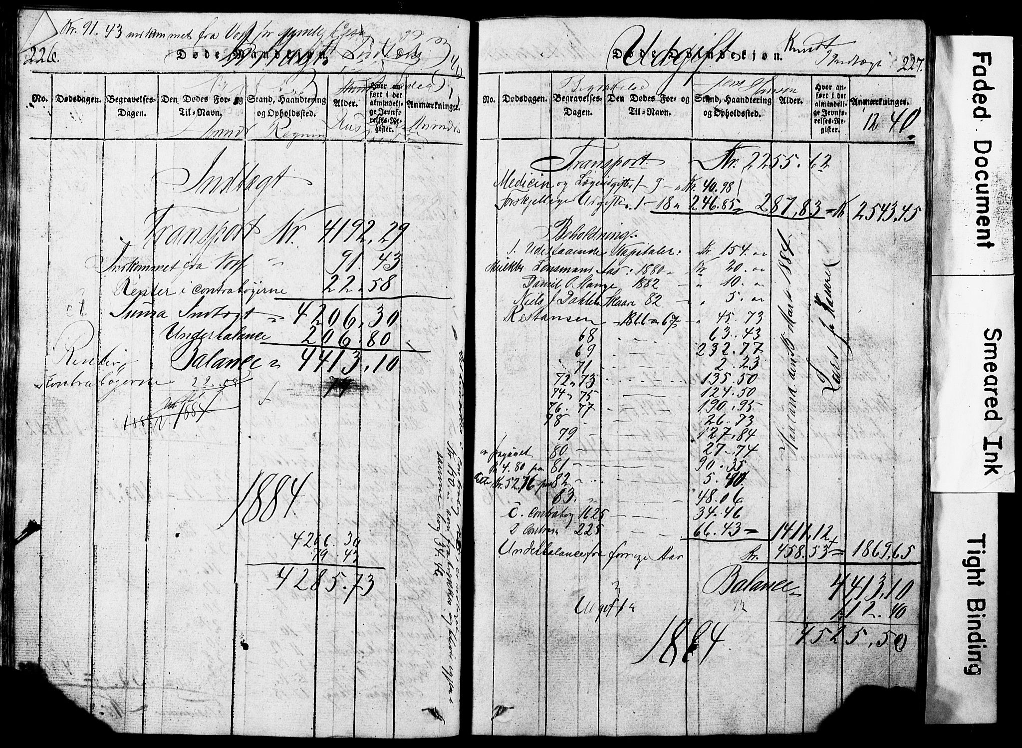 Torvastad sokneprestkontor, SAST/A -101857/H/Ha/Hab/L0002: Parish register (copy) no. B 2, 1817-1834, p. 226-227