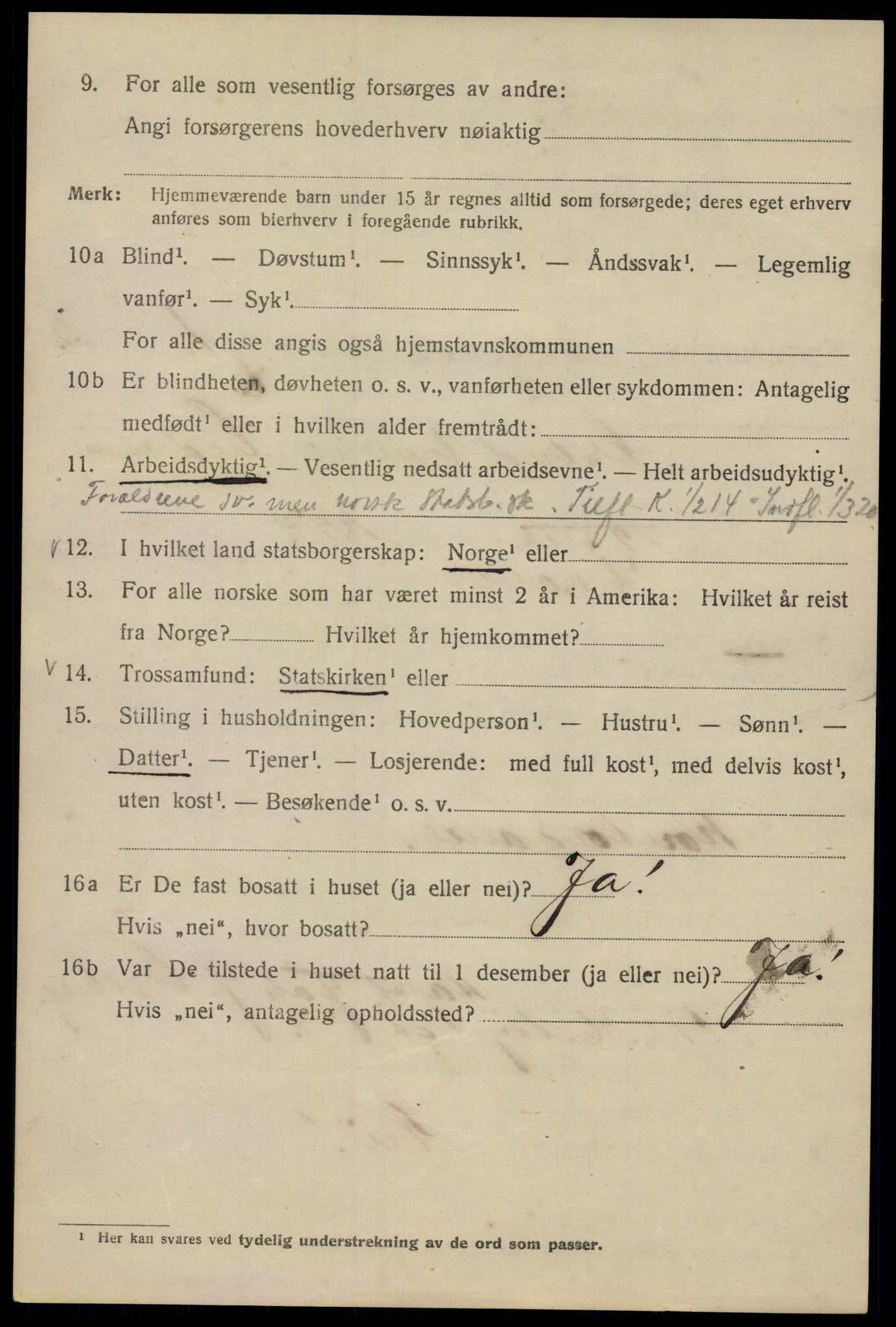 SAO, 1920 census for Kristiania, 1920, p. 152076
