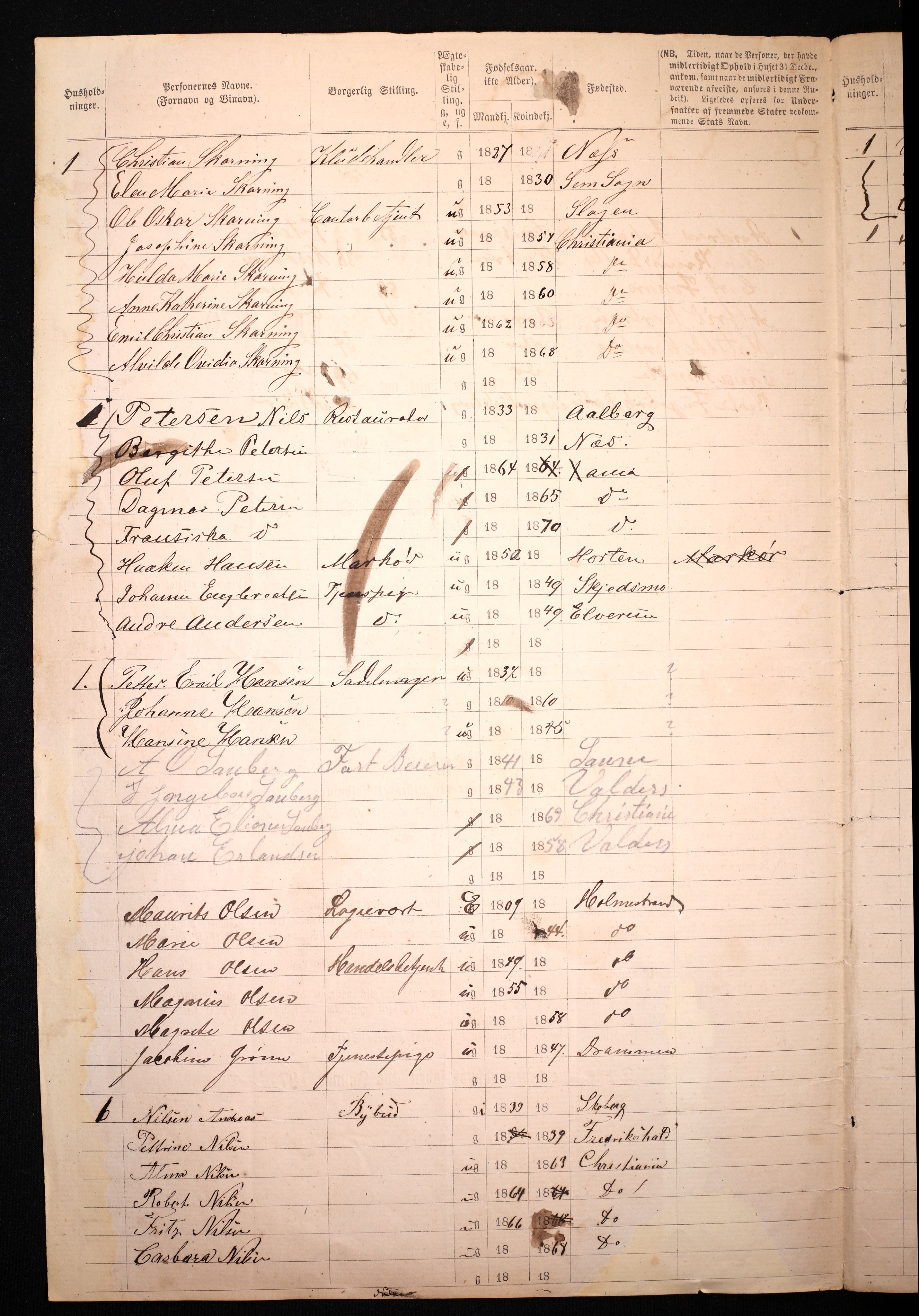 RA, 1870 census for 0301 Kristiania, 1870, p. 753