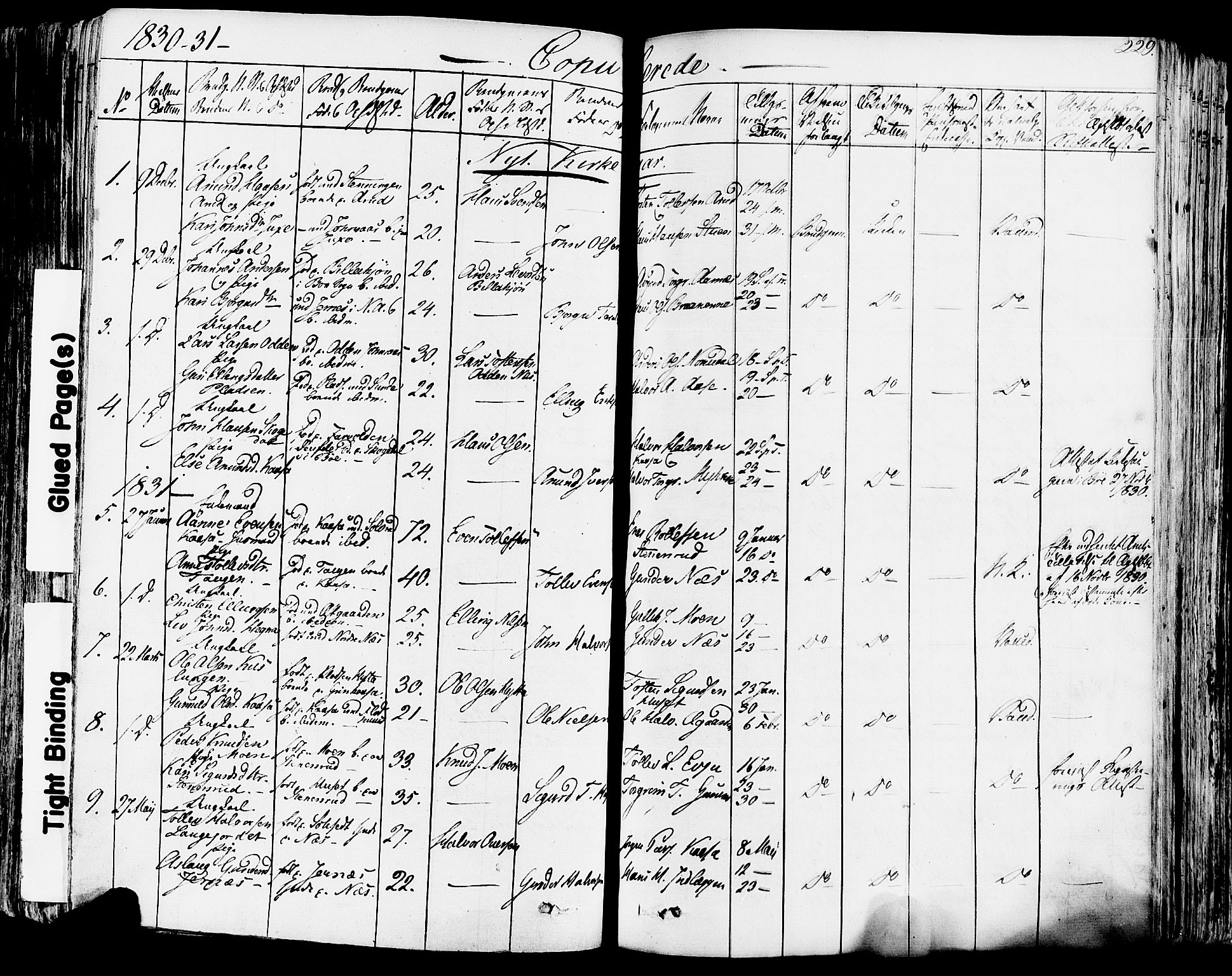 Sauherad kirkebøker, SAKO/A-298/F/Fa/L0006: Parish register (official) no. I 6, 1827-1850, p. 229