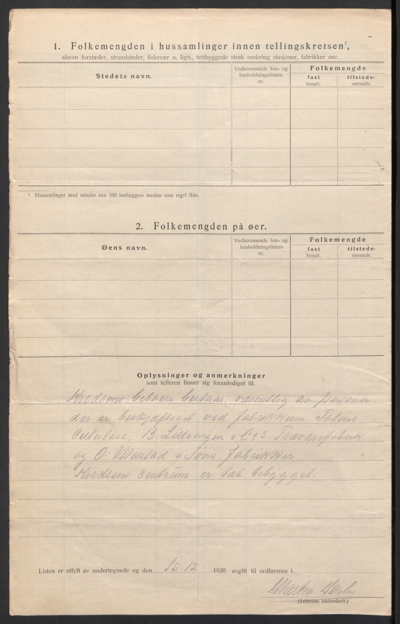 SAH, 1920 census for Vardal, 1920, p. 42