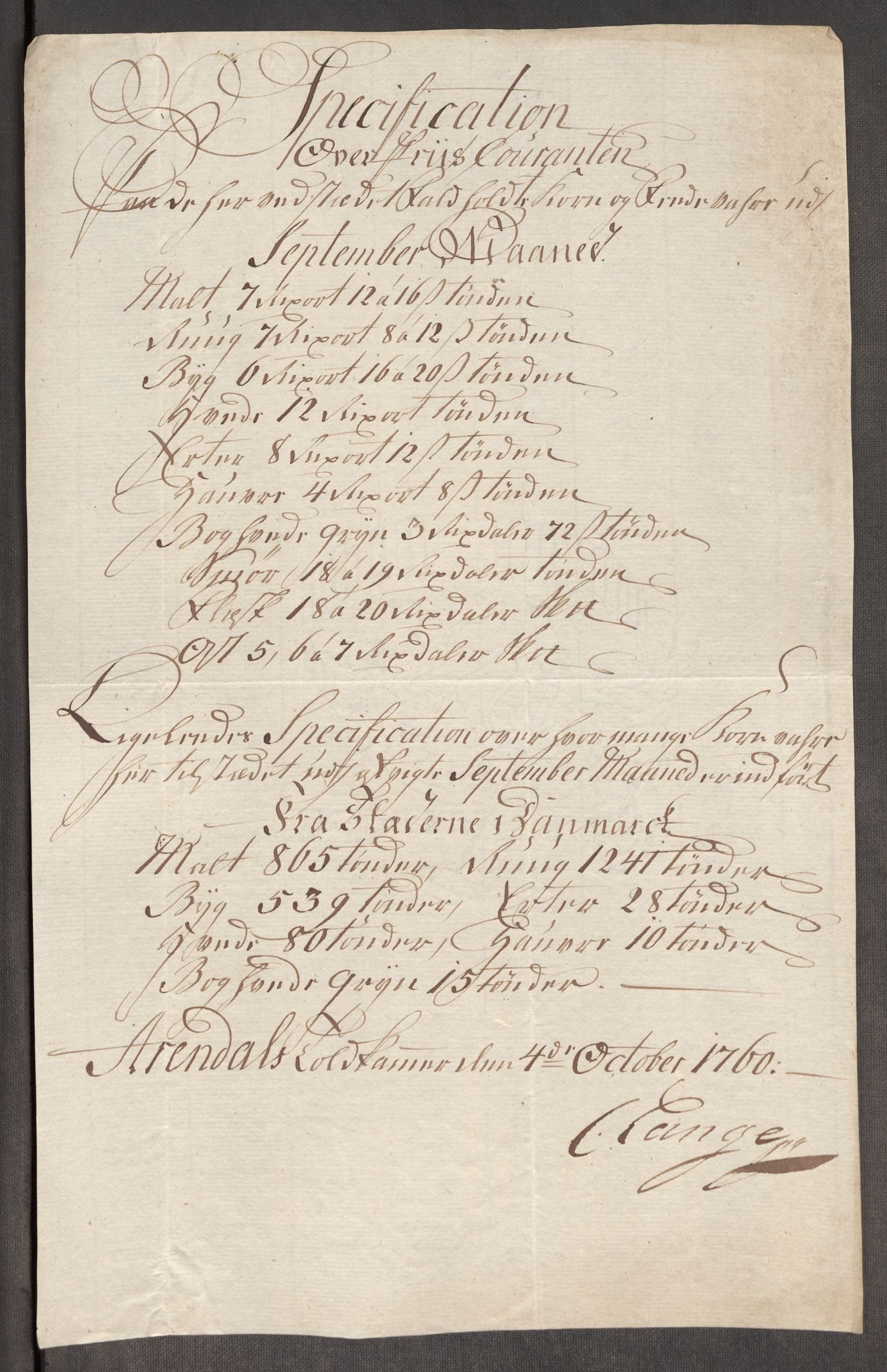 Rentekammeret inntil 1814, Realistisk ordnet avdeling, AV/RA-EA-4070/Oe/L0006: [Ø1]: Priskuranter, 1758-1760, p. 858