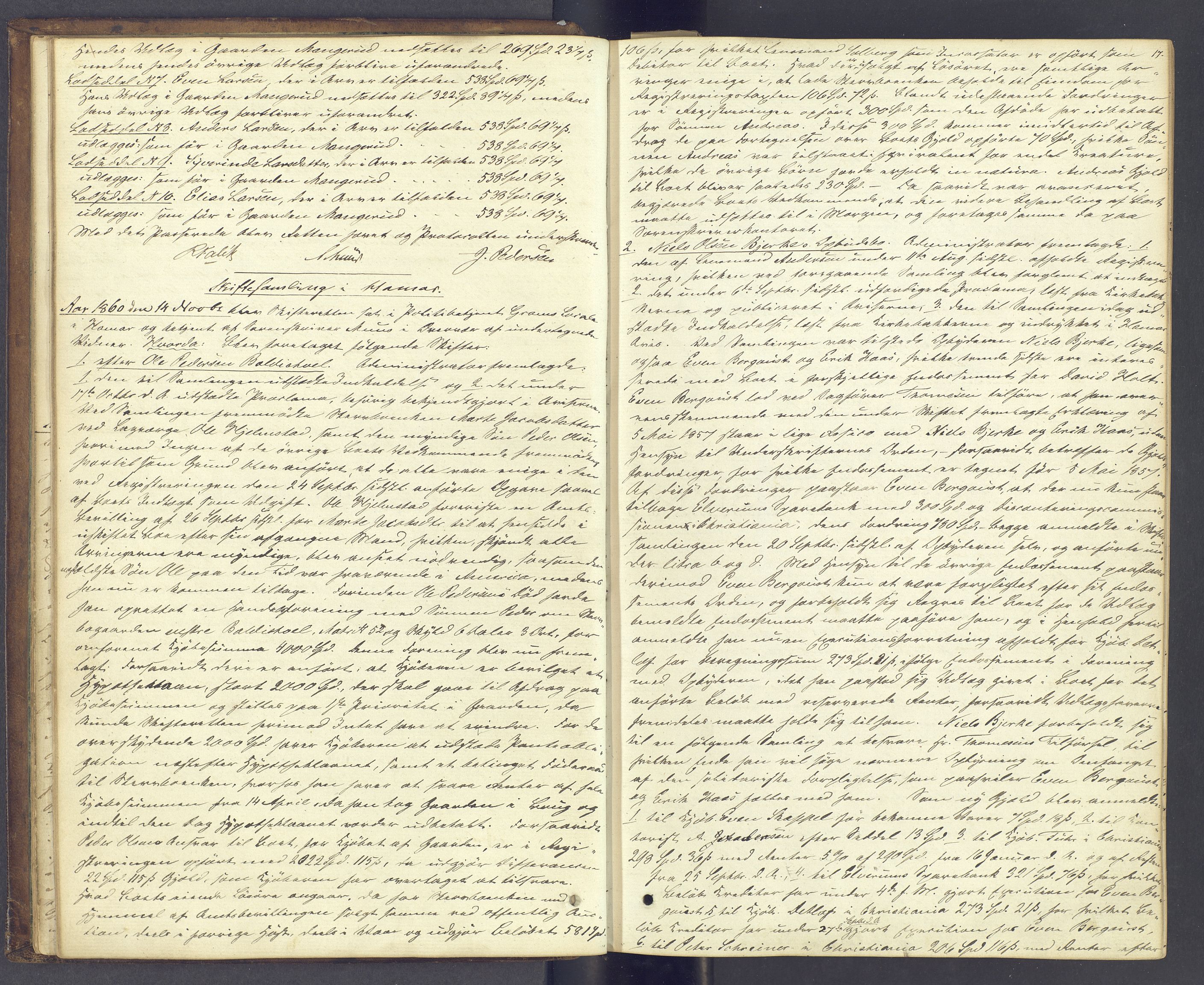 Nord-Hedmark sorenskriveri, AV/SAH-TING-012/J/Ja/L0013: Skifteprotokoll, 1860-1867, p. 16b-17a