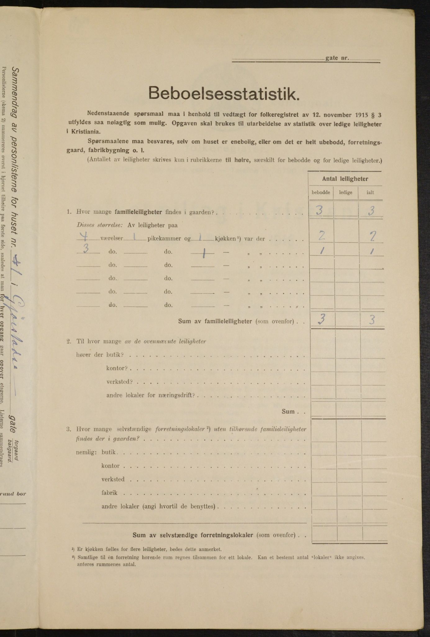 OBA, Municipal Census 1916 for Kristiania, 1916, p. 29871