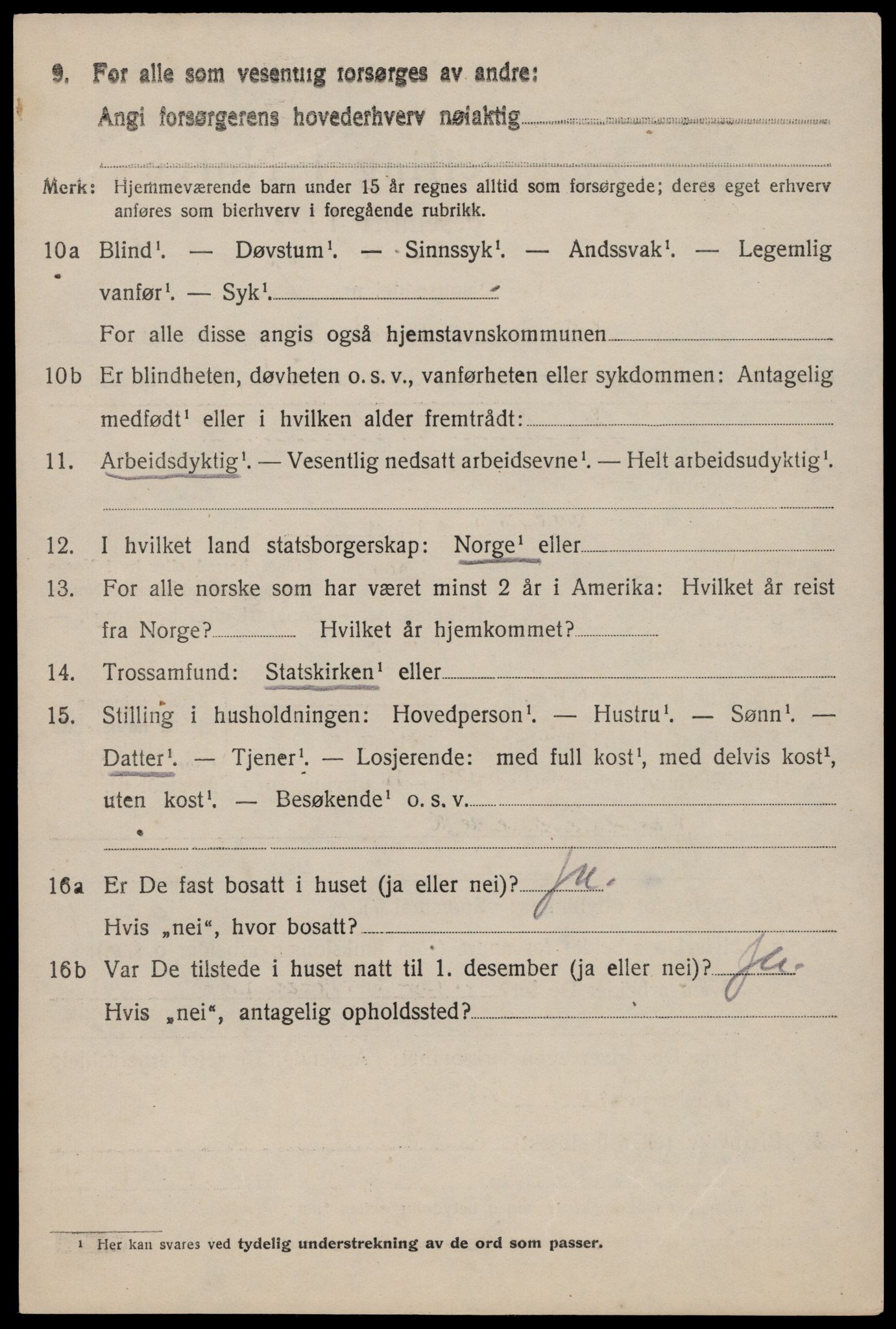 SAST, 1920 census for Rennesøy, 1920, p. 1921