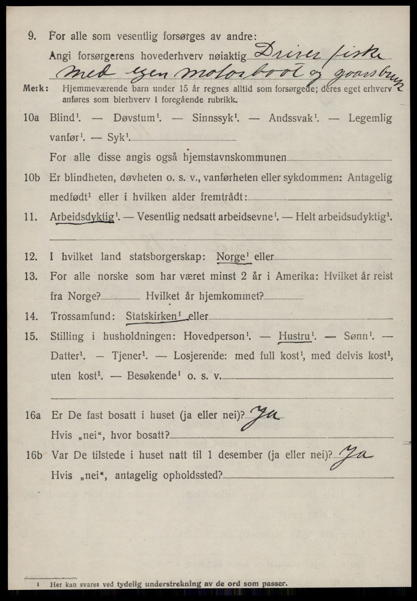 SAT, 1920 census for Herøy (MR), 1920, p. 3614