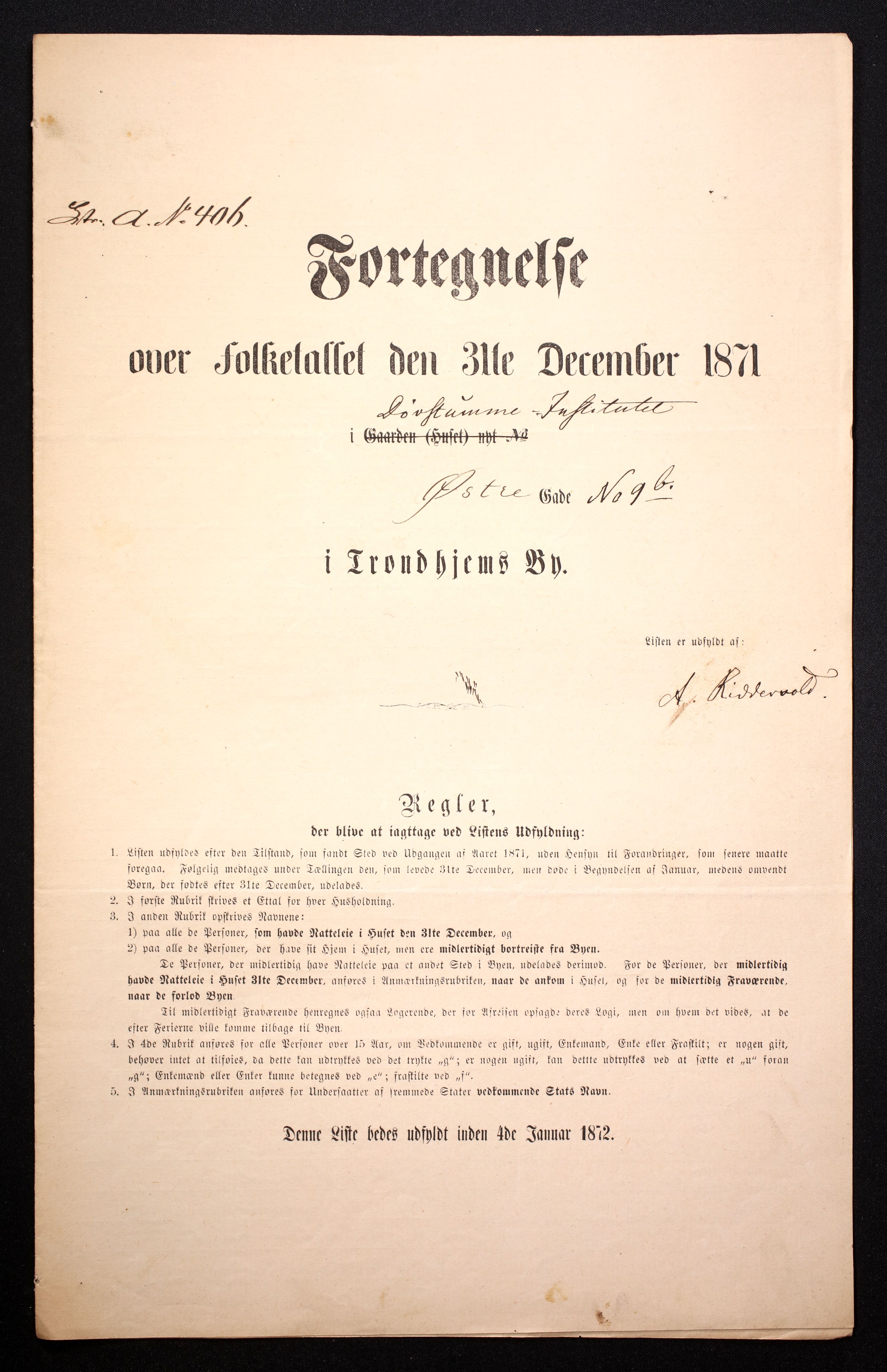 RA, 1871 census for 1601 Trondheim, 1870-1871, p. 273