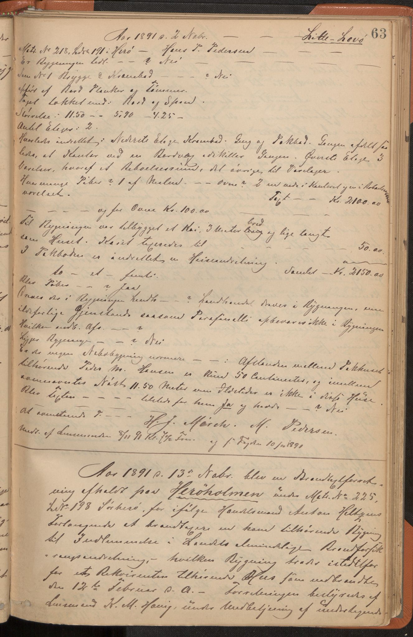 Norges Brannkasse Herøy, AV/SAT-A-5570, 1888-1903, p. 63a