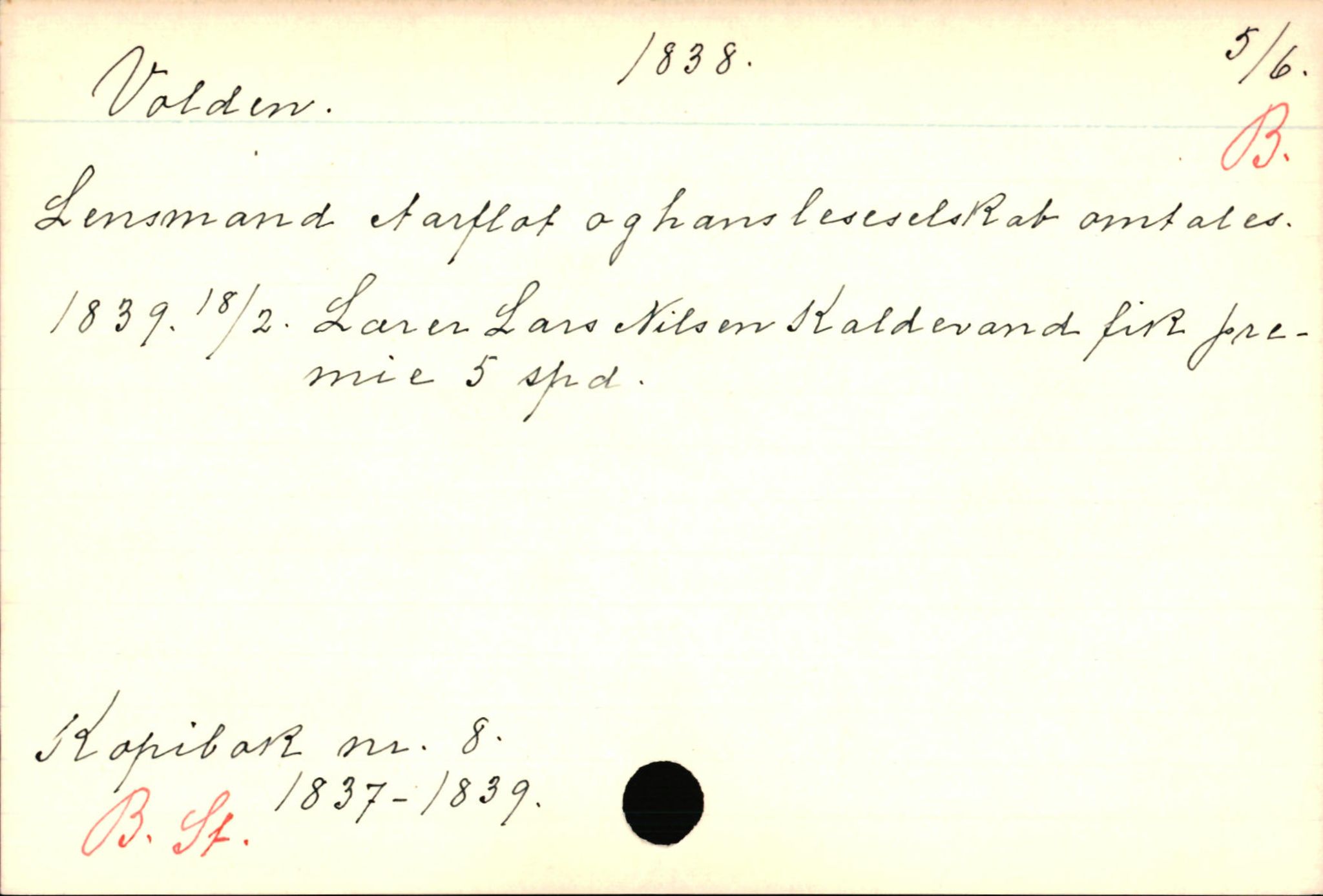 Haugen, Johannes - lærer, AV/SAB-SAB/PA-0036/01/L0001: Om klokkere og lærere, 1521-1904, p. 10745
