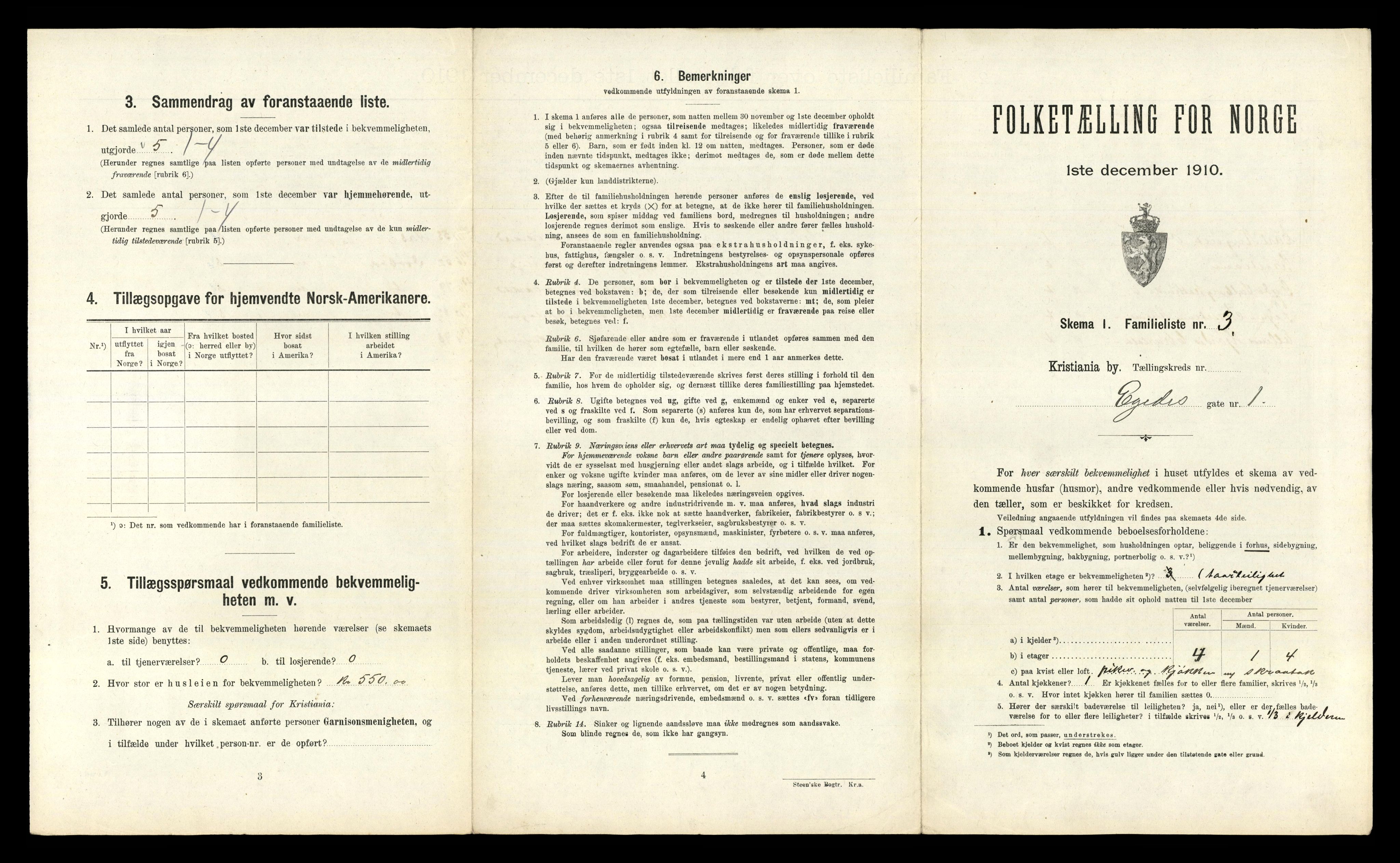 RA, 1910 census for Kristiania, 1910, p. 18987