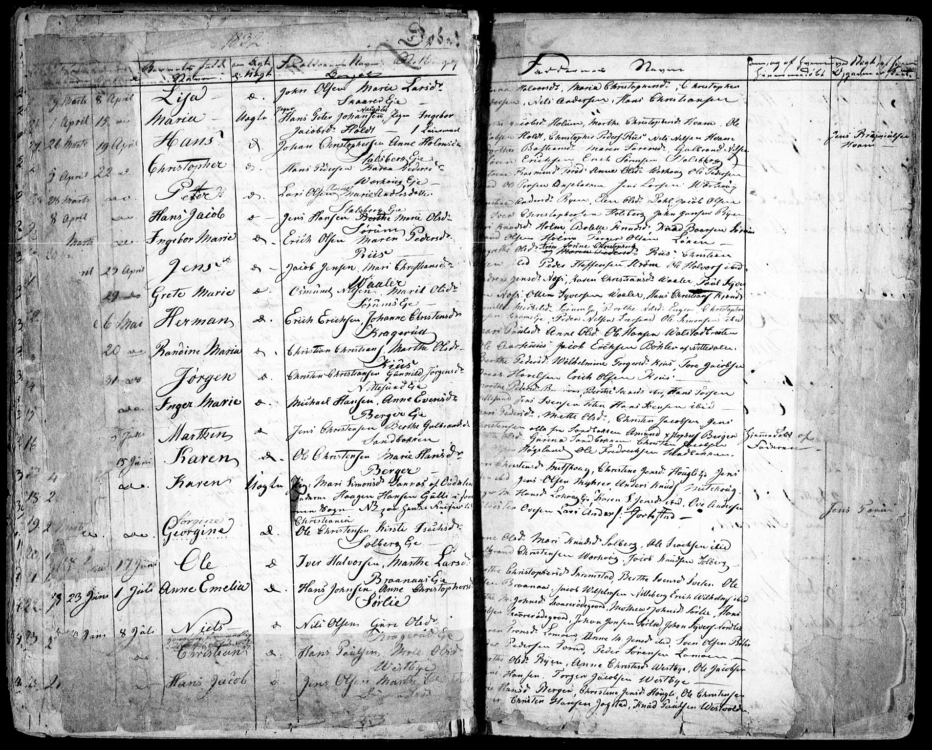 Skedsmo prestekontor Kirkebøker, AV/SAO-A-10033a/F/Fa/L0009: Parish register (official) no. I 9, 1830-1853, p. 10