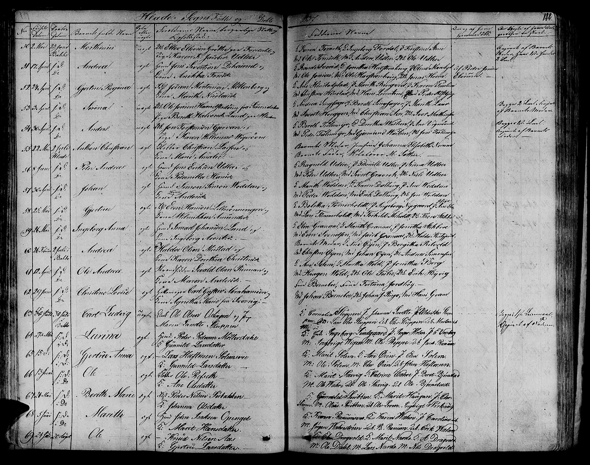 Ministerialprotokoller, klokkerbøker og fødselsregistre - Sør-Trøndelag, AV/SAT-A-1456/606/L0286: Parish register (official) no. 606A04 /1, 1823-1840, p. 122