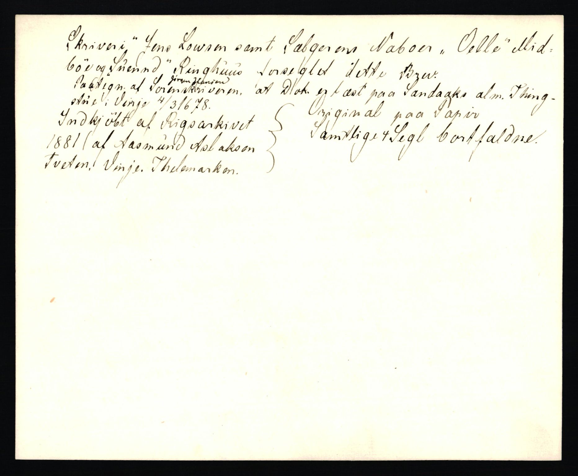 Riksarkivets diplomsamling, AV/RA-EA-5965/F35/F35b/L0010: Riksarkivets diplomer, seddelregister, 1656-1670, p. 382