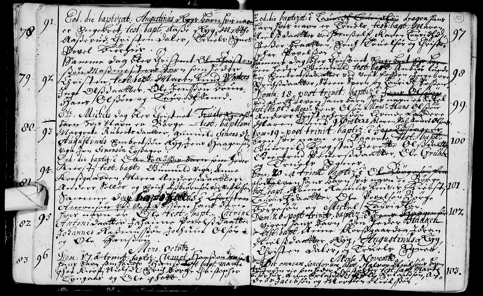 Eiker kirkebøker, AV/SAKO-A-4/F/Fa/L0002: Parish register (official) no. I 2, 1705-1724, p. 10