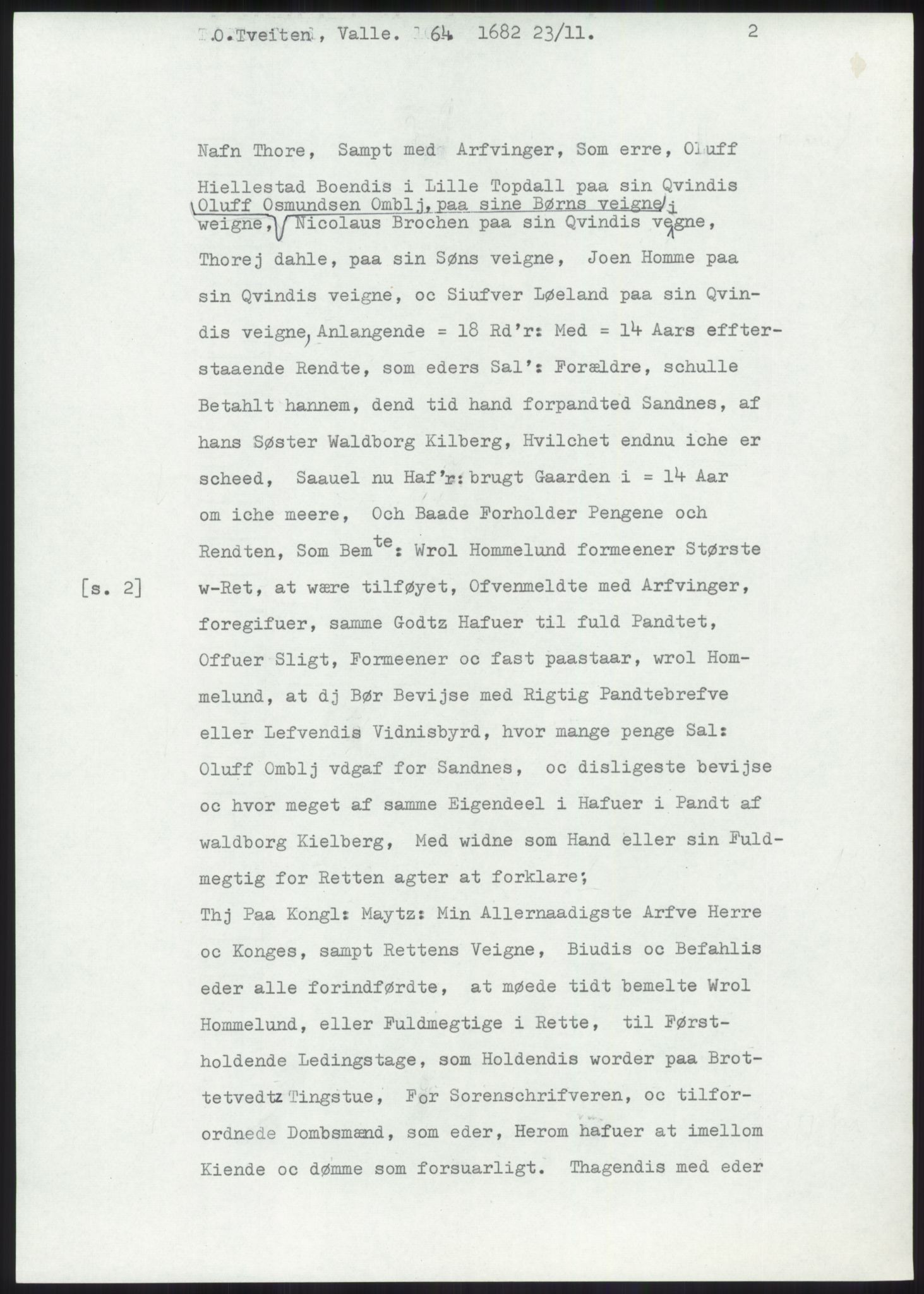 Samlinger til kildeutgivelse, Diplomavskriftsamlingen, RA/EA-4053/H/Ha, p. 126