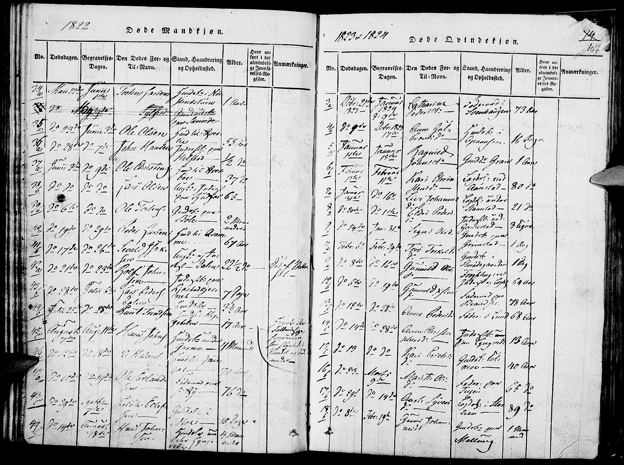 Lom prestekontor, SAH/PREST-070/K/L0004: Parish register (official) no. 4, 1815-1825, p. 107