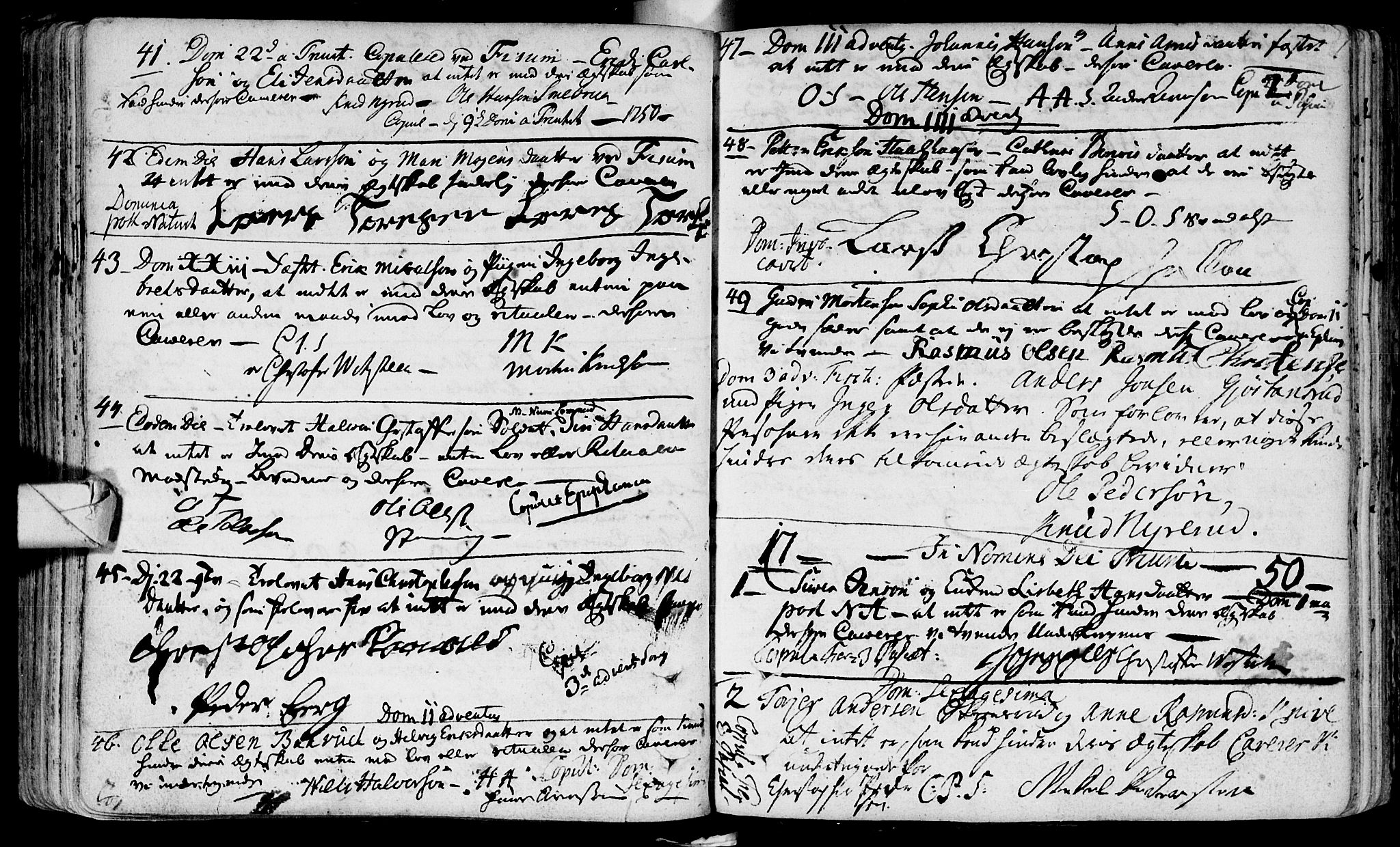 Eiker kirkebøker, SAKO/A-4/F/Fa/L0005: Parish register (official) no. I 5 /1, 1705-1759