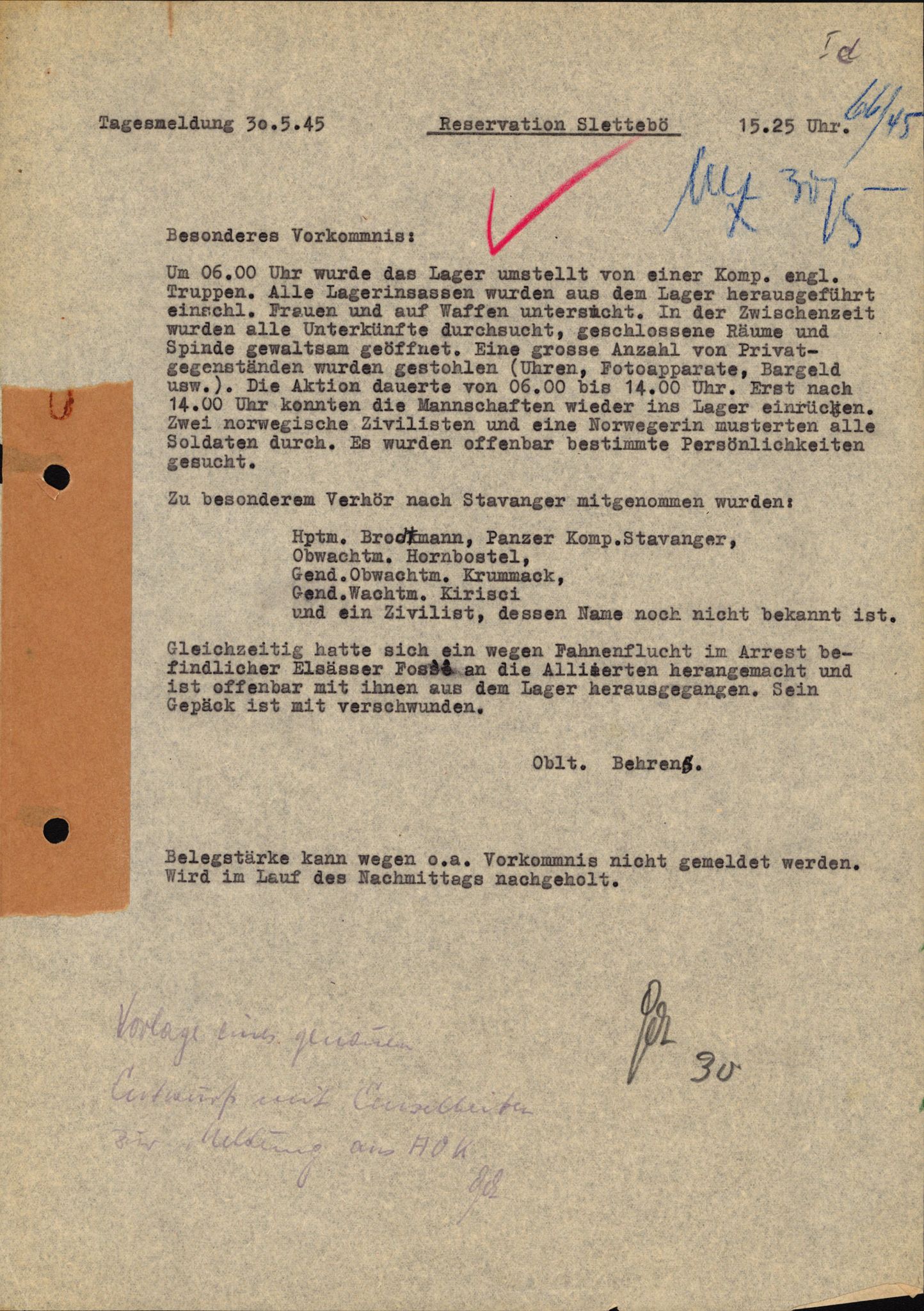 Deutscher Oberbefehlshaber Norwegen (DOBN), AV/RA-RAFA-2197/D/Dl/L0119: DB Zone Stavanger Abt. Ic, 1945, p. 138