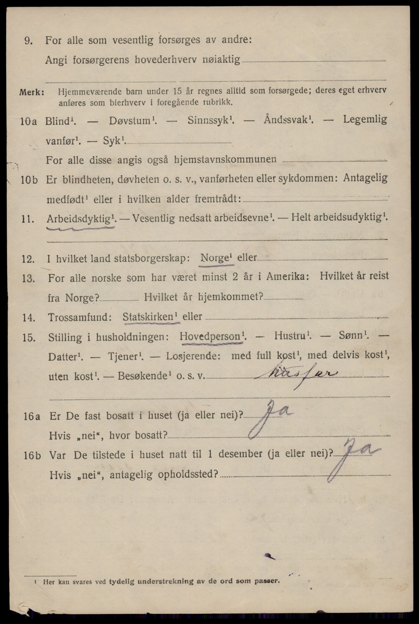 SAST, 1920 census for Haugesund, 1920, p. 25066