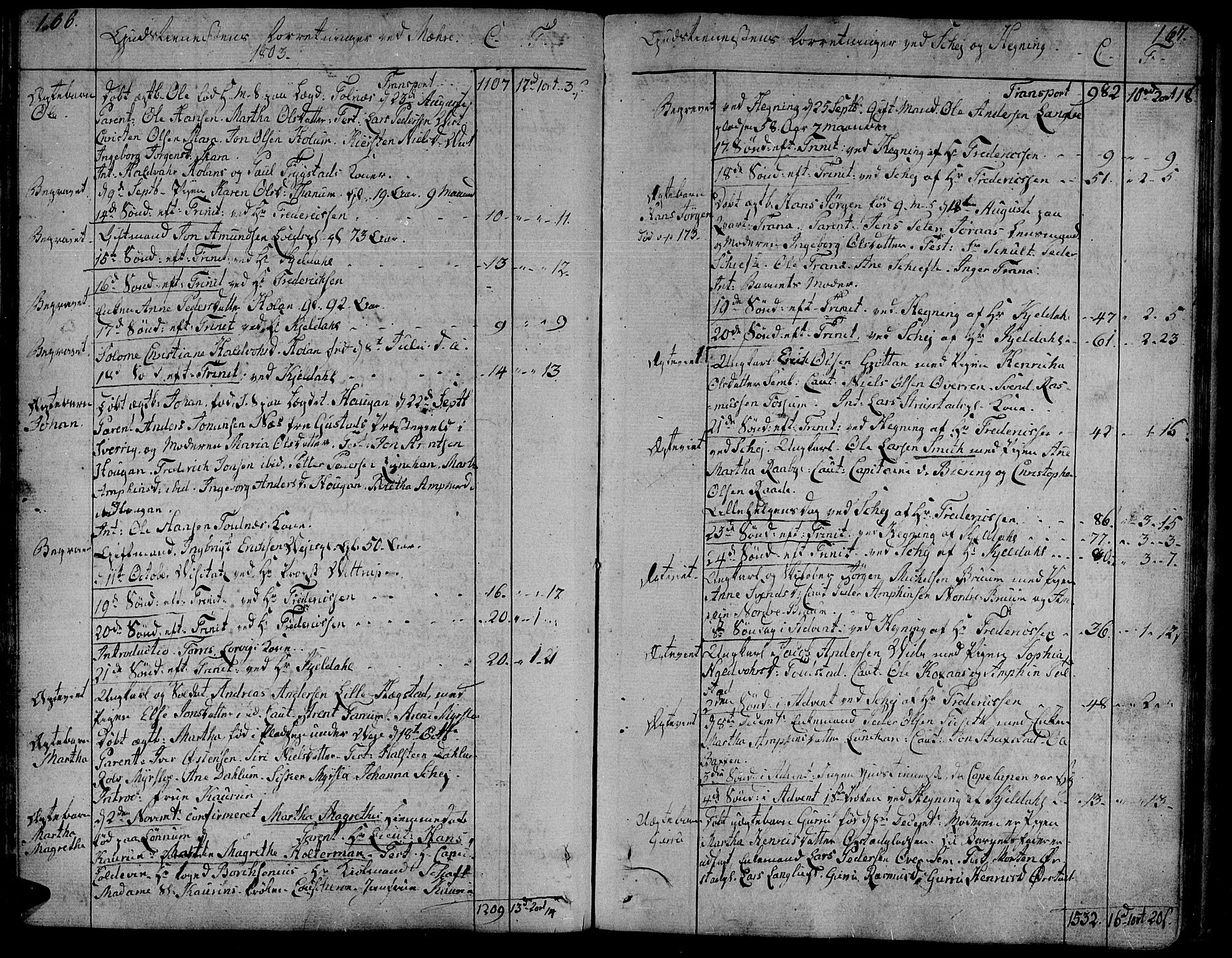 Ministerialprotokoller, klokkerbøker og fødselsregistre - Nord-Trøndelag, SAT/A-1458/735/L0332: Parish register (official) no. 735A03, 1795-1816, p. 166-167