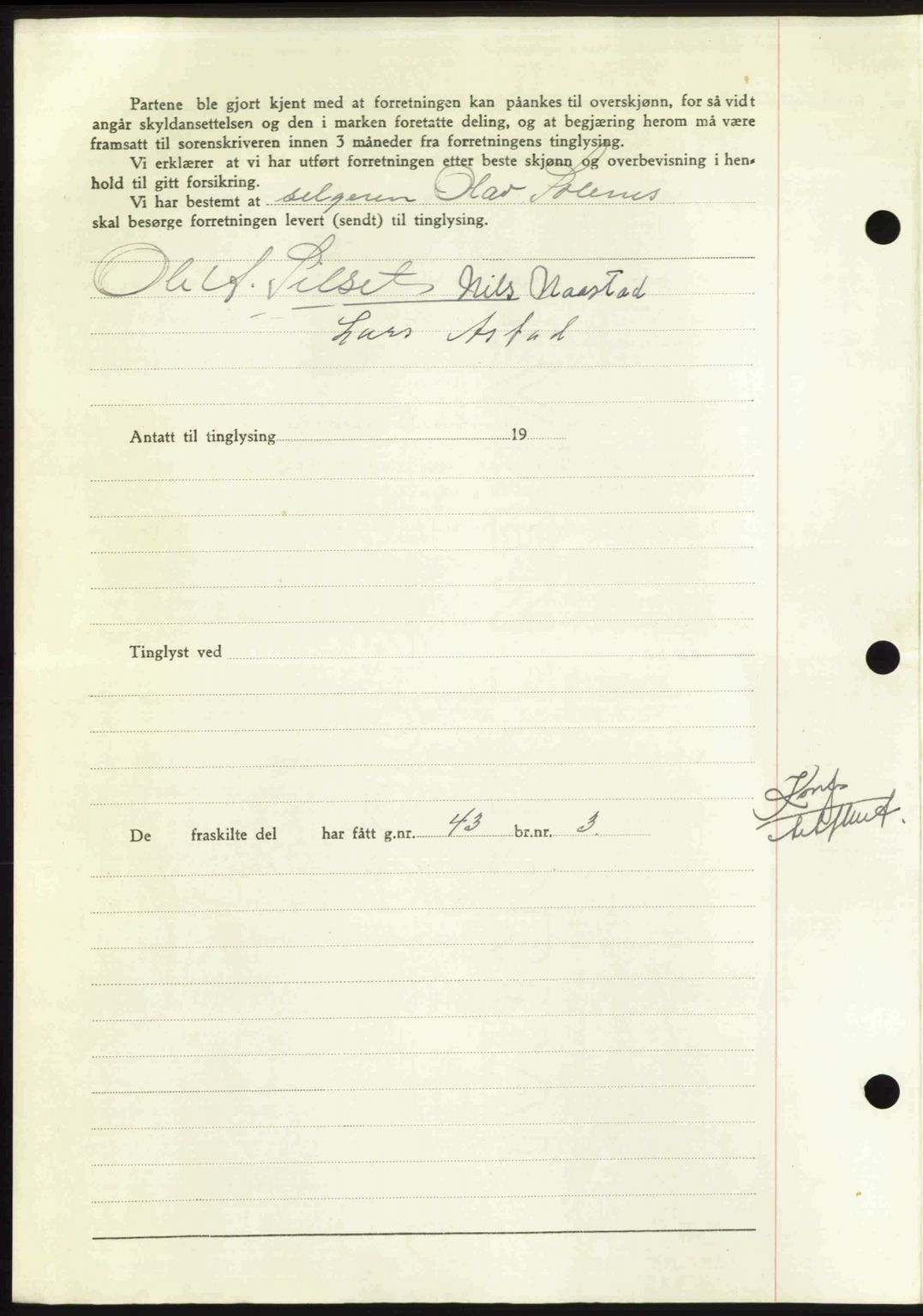 Nordmøre sorenskriveri, AV/SAT-A-4132/1/2/2Ca: Mortgage book no. A116, 1950-1950, Diary no: : 2734/1950